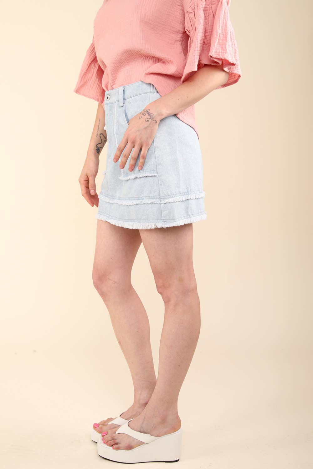 Darling Denim Mini Skirt