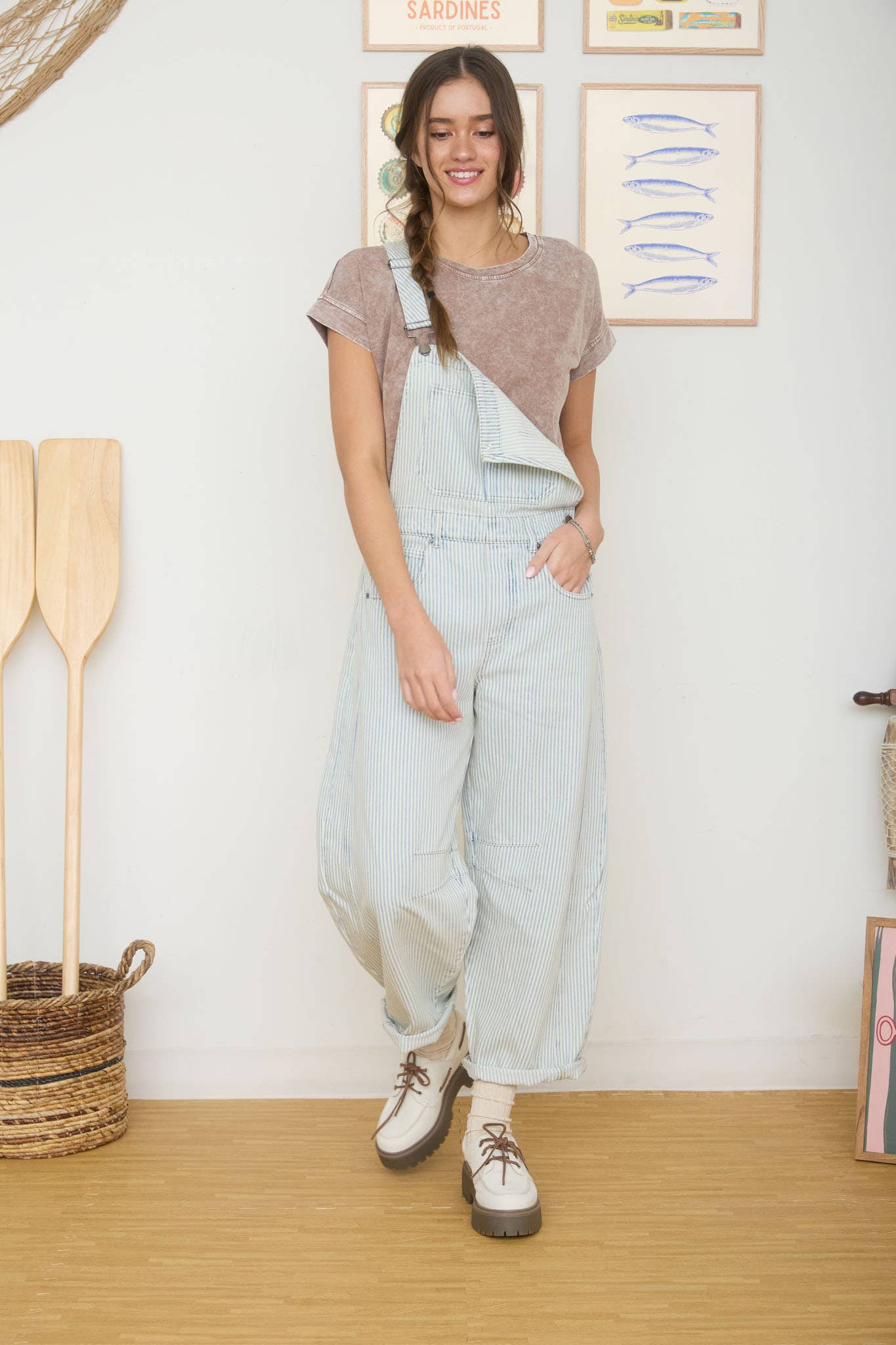 Boxy Girl Washed Tee