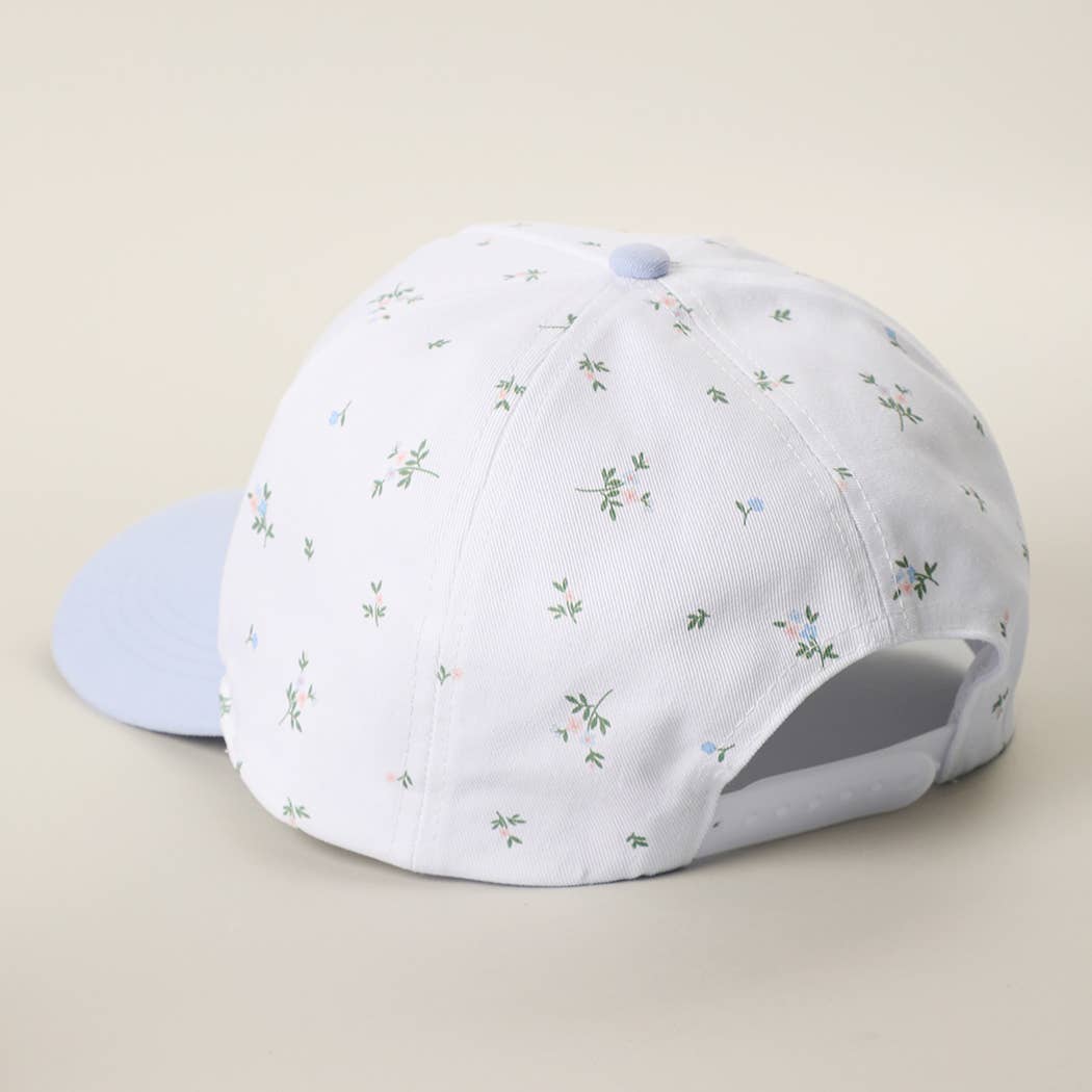 USA Floral Two-Tone Trucker Hat