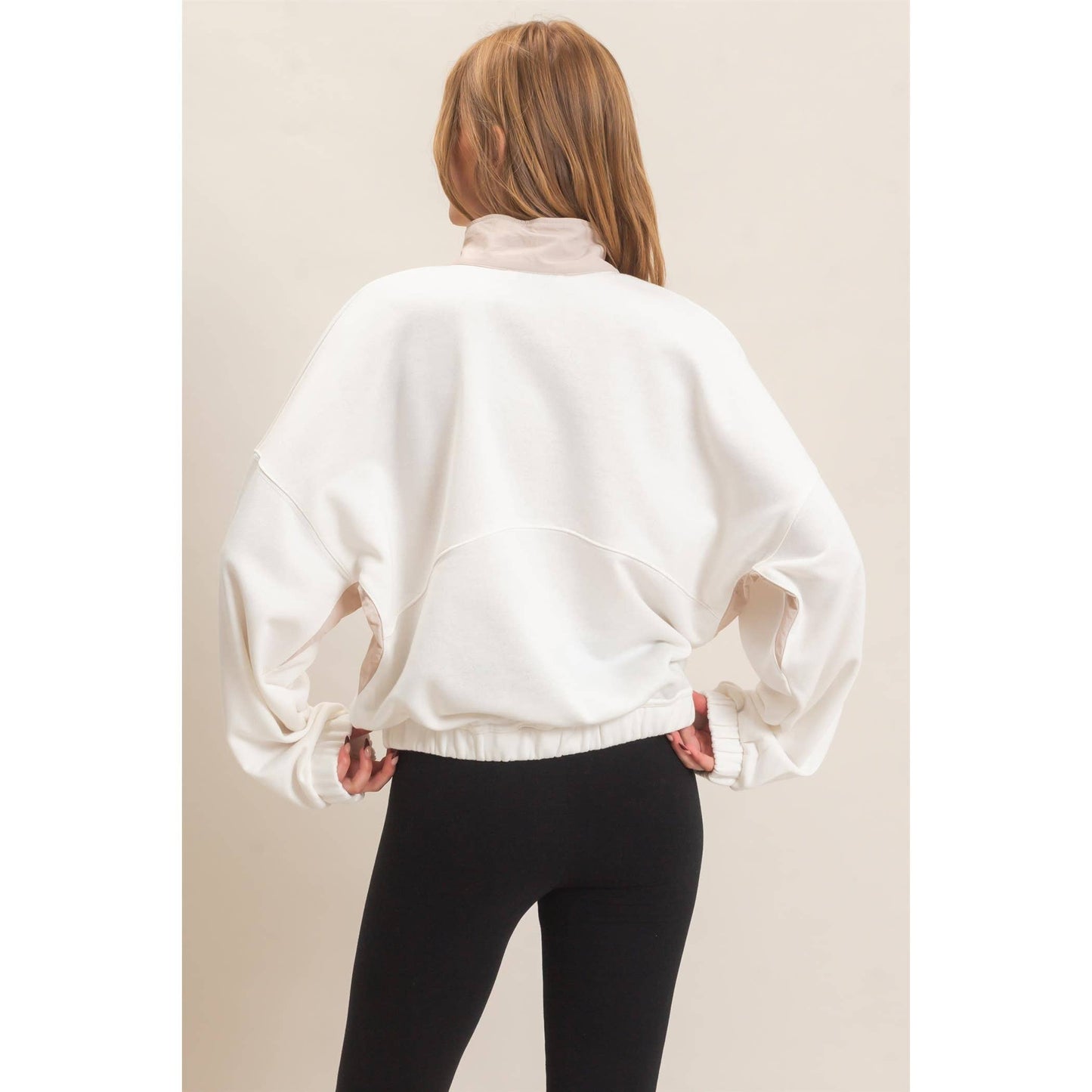 Oh Snap Contrast Pullover