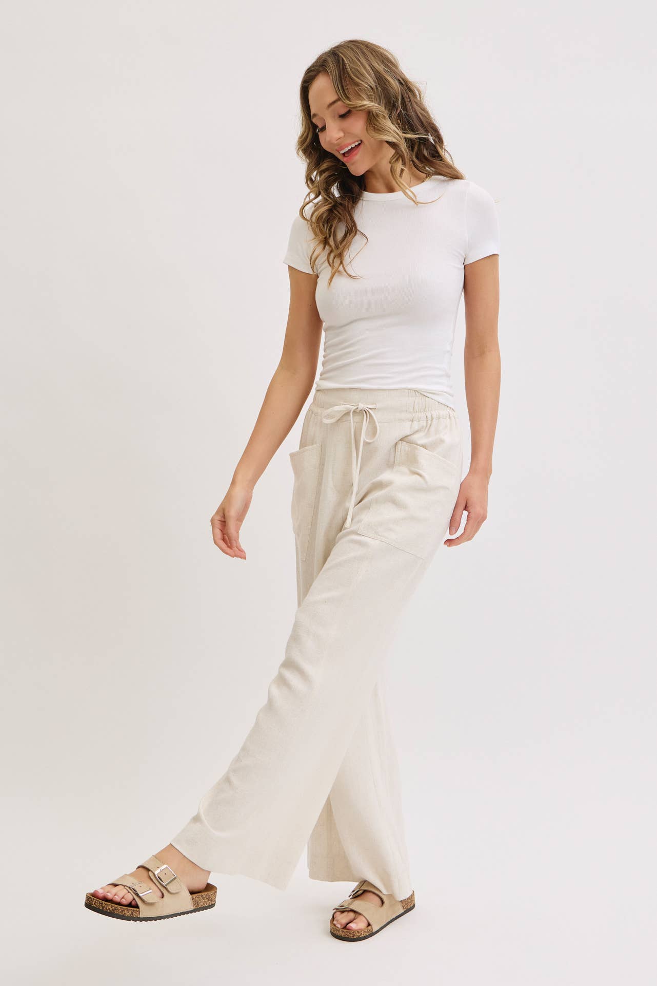Jet Setting Linen Pant