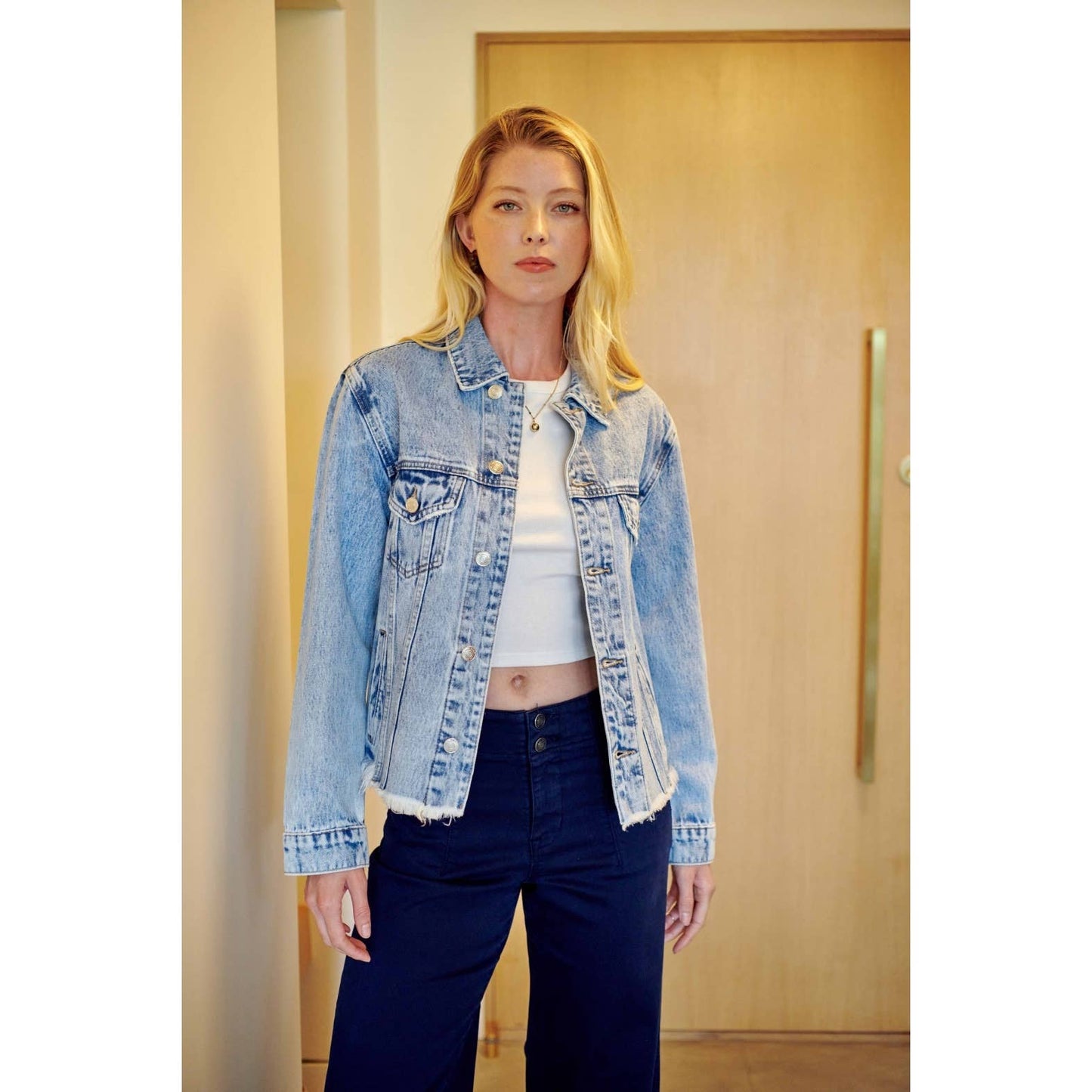 Sing Me A Song Denim Jacket