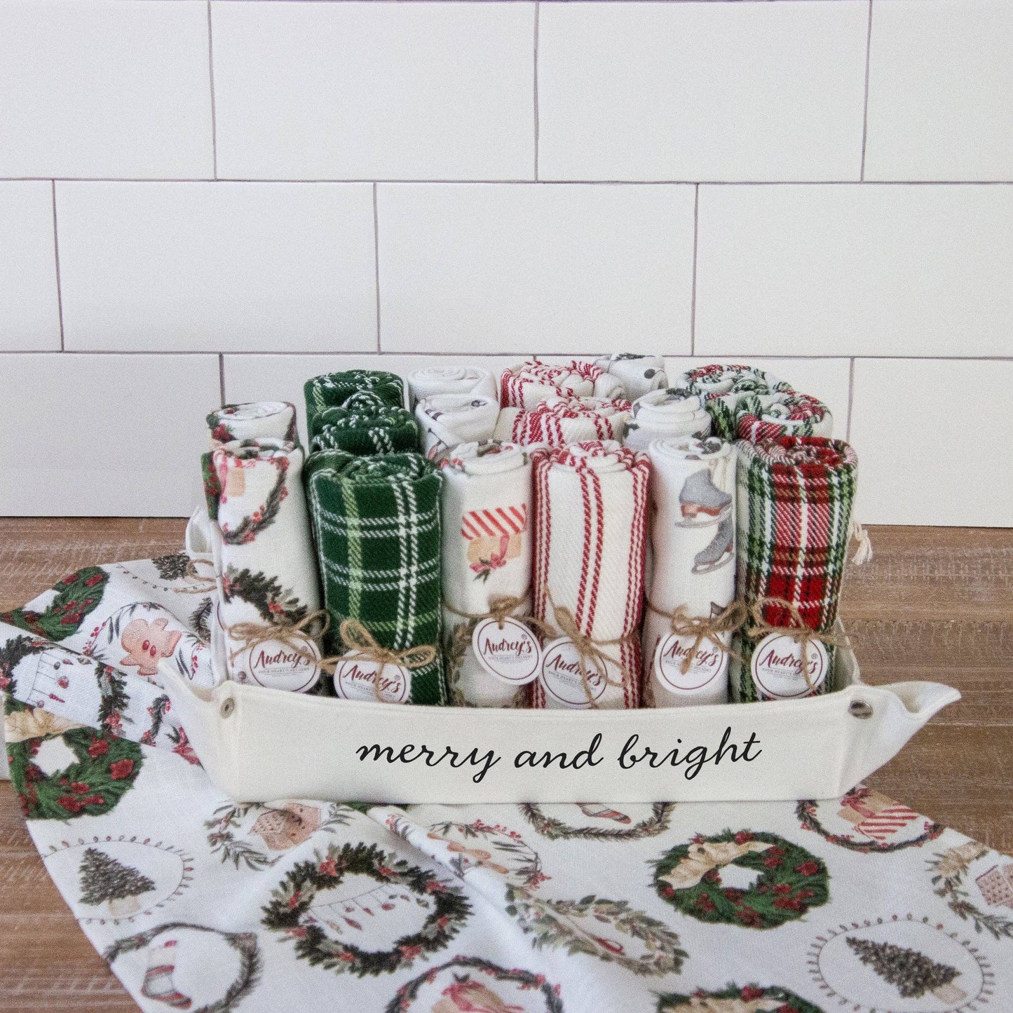 Tea Towels -Merry & Bright Asst.