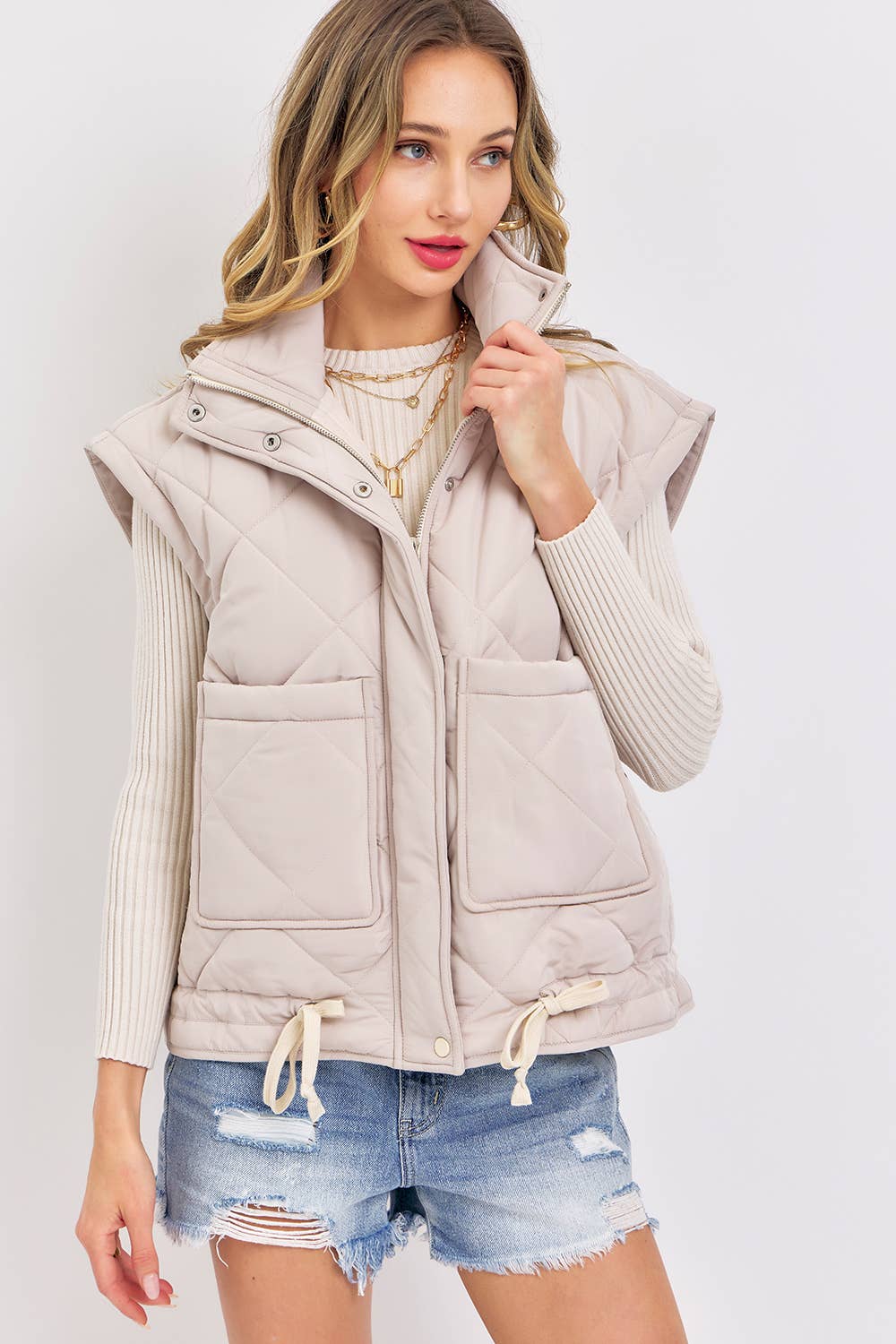 Cuddle Weather Side Tie Vest