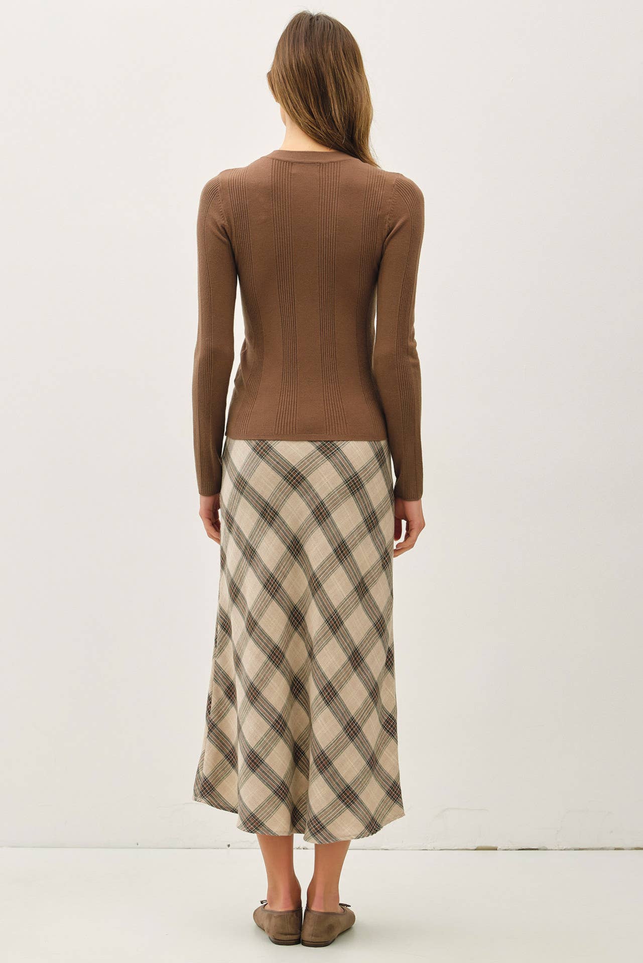 Basic Babe Patterned Knit Top