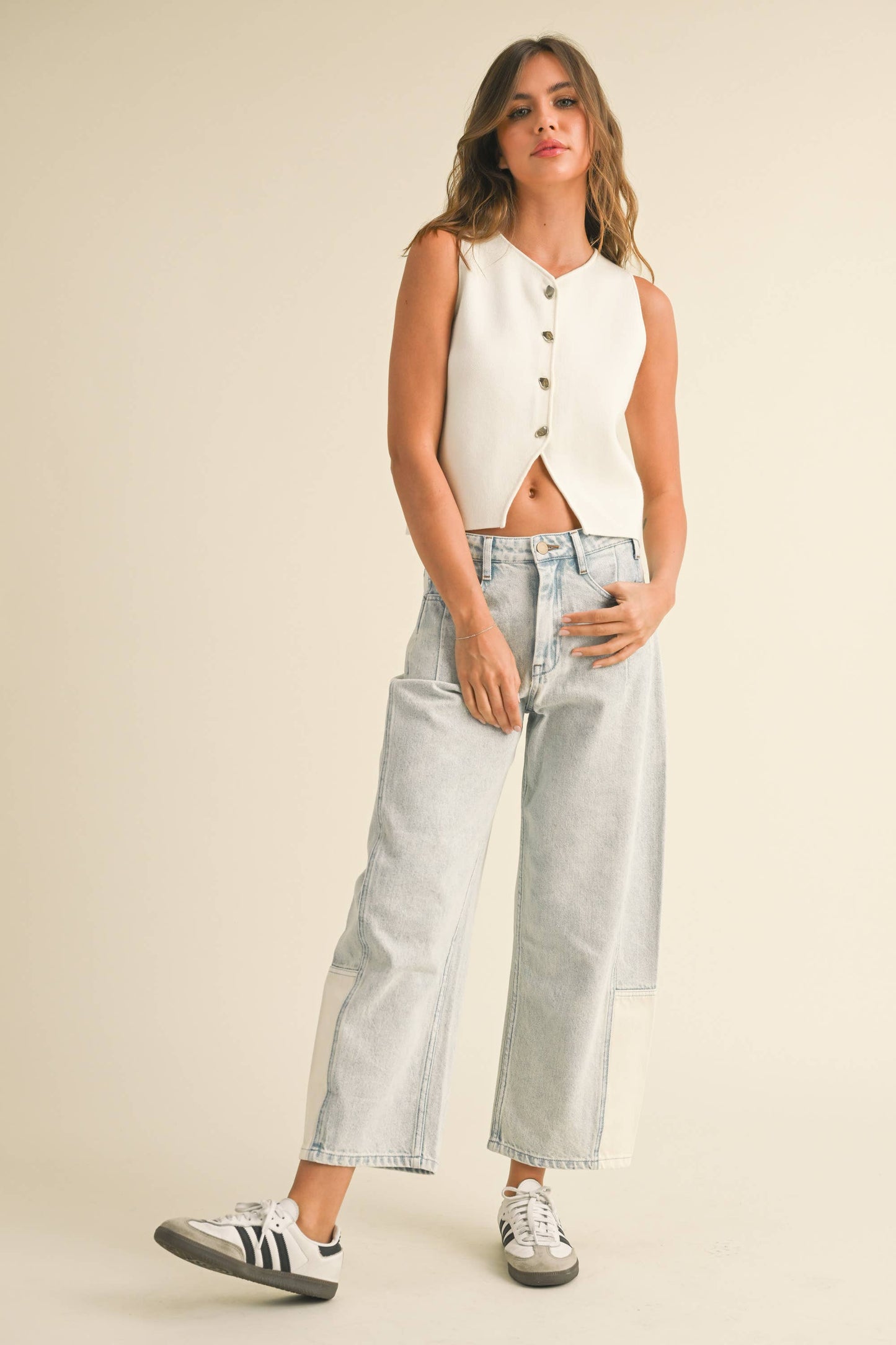Color My World Barrel Denim