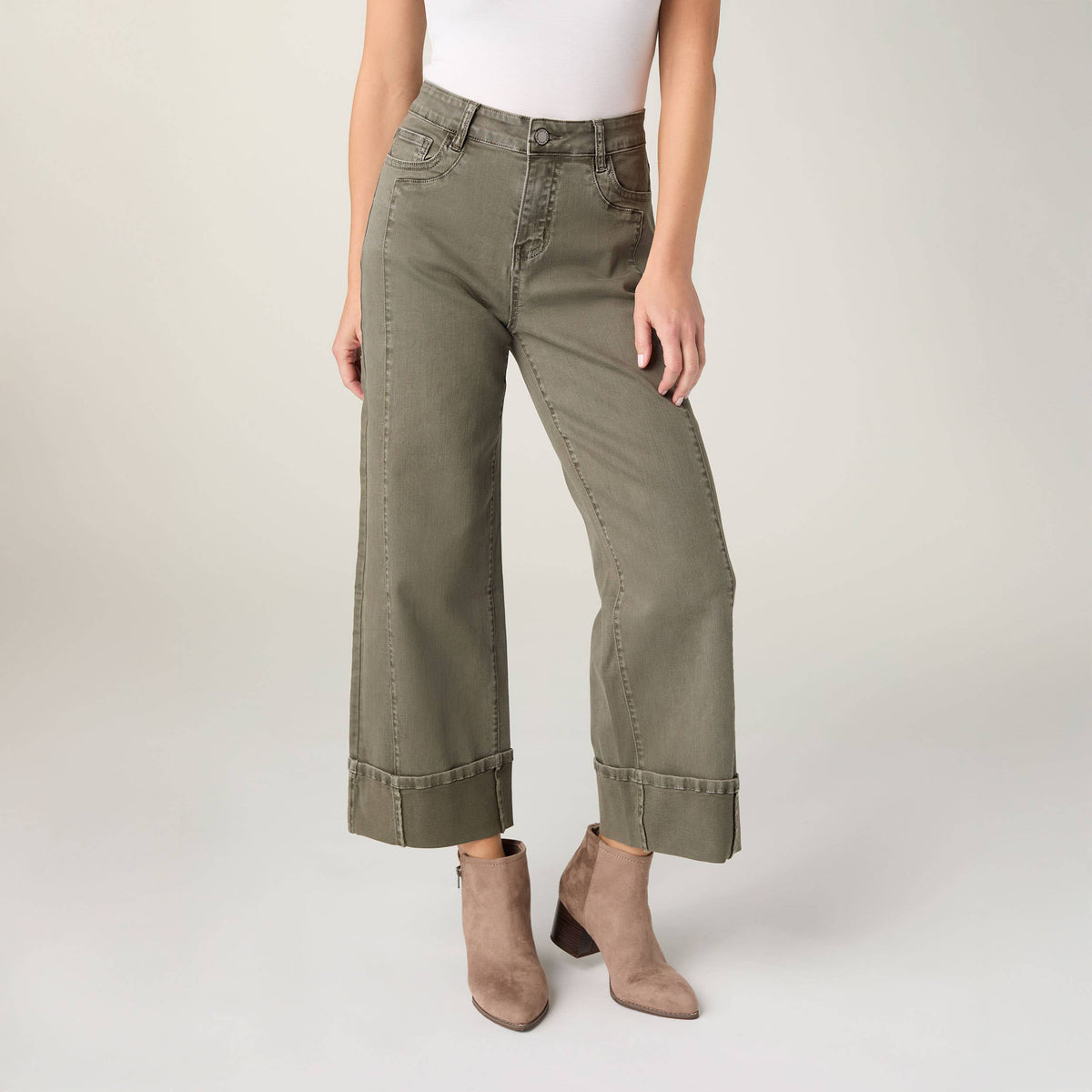 Avante Wide Ankle with Front Seam Pant