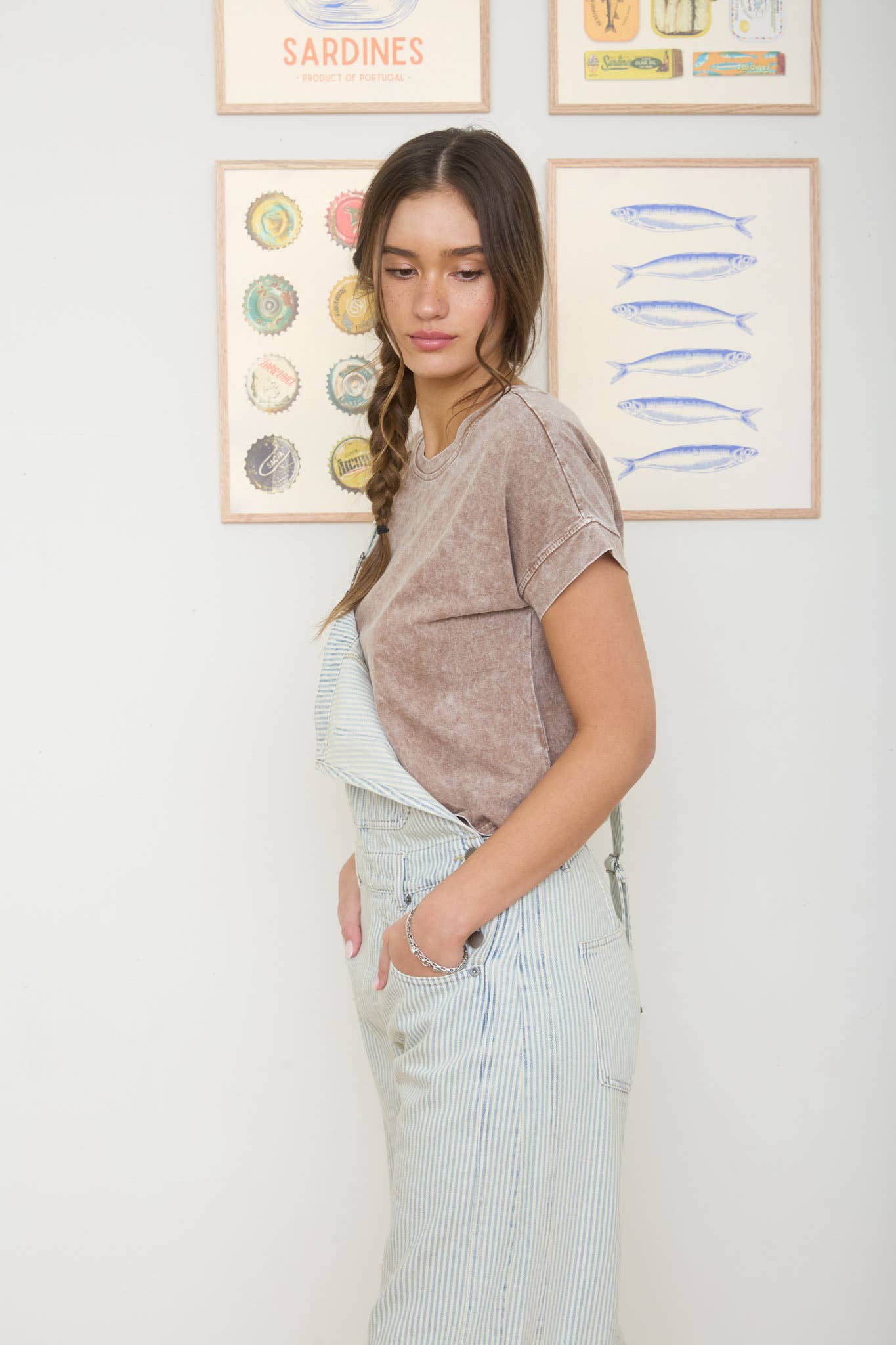 Boxy Girl Washed Tee