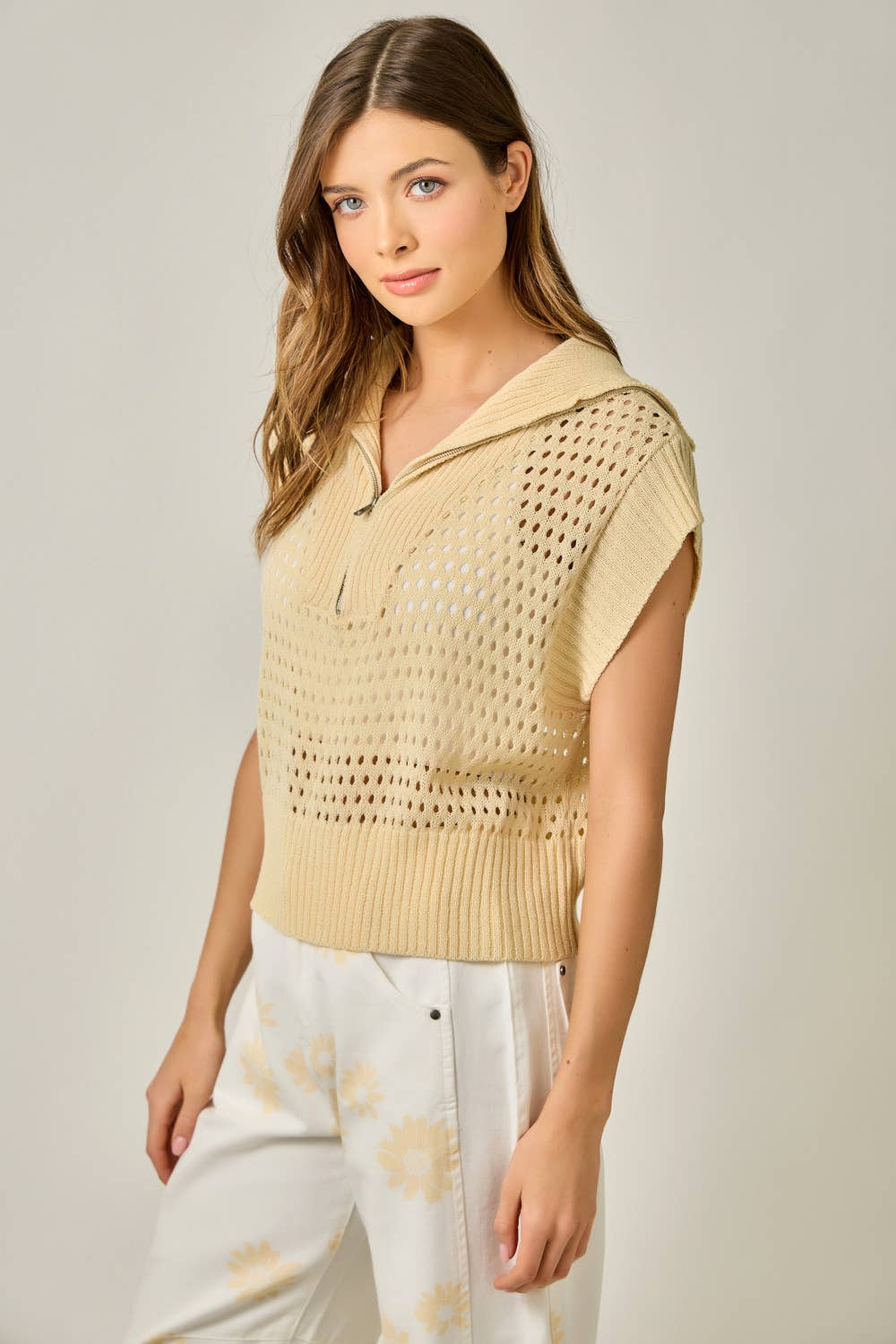 Ahoy Matey Zip Sweater