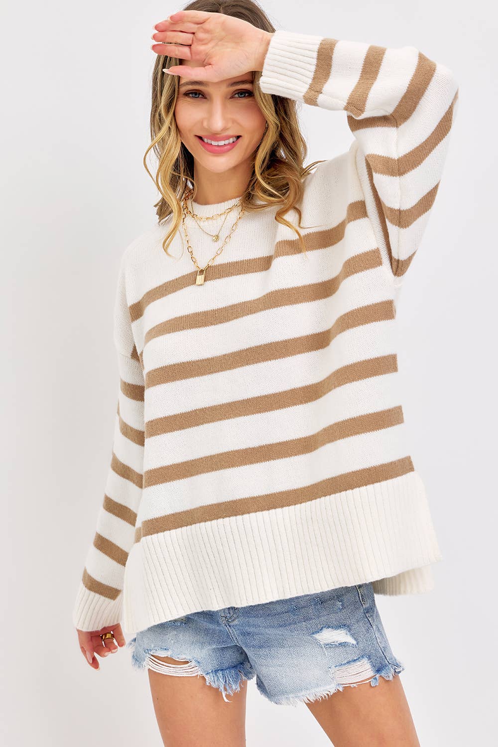 Cozy Szn Striped Sweater