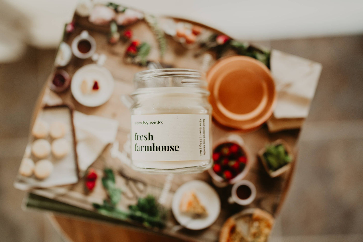 Farmhouse Candles - Copper - 100% Soy Wax Wood Wick -Rustic