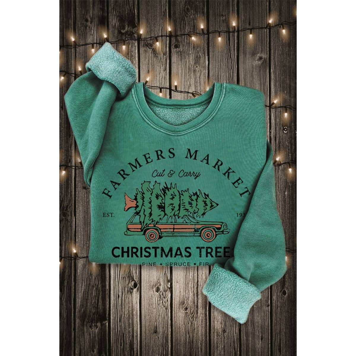 FARMERS MARKET CUT MINERAL GRAPHIC SWEATSHIRTS
