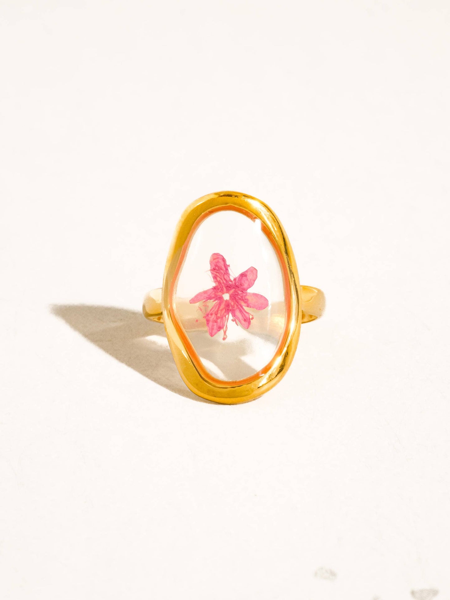 Flint 18K Gold Floral Ring