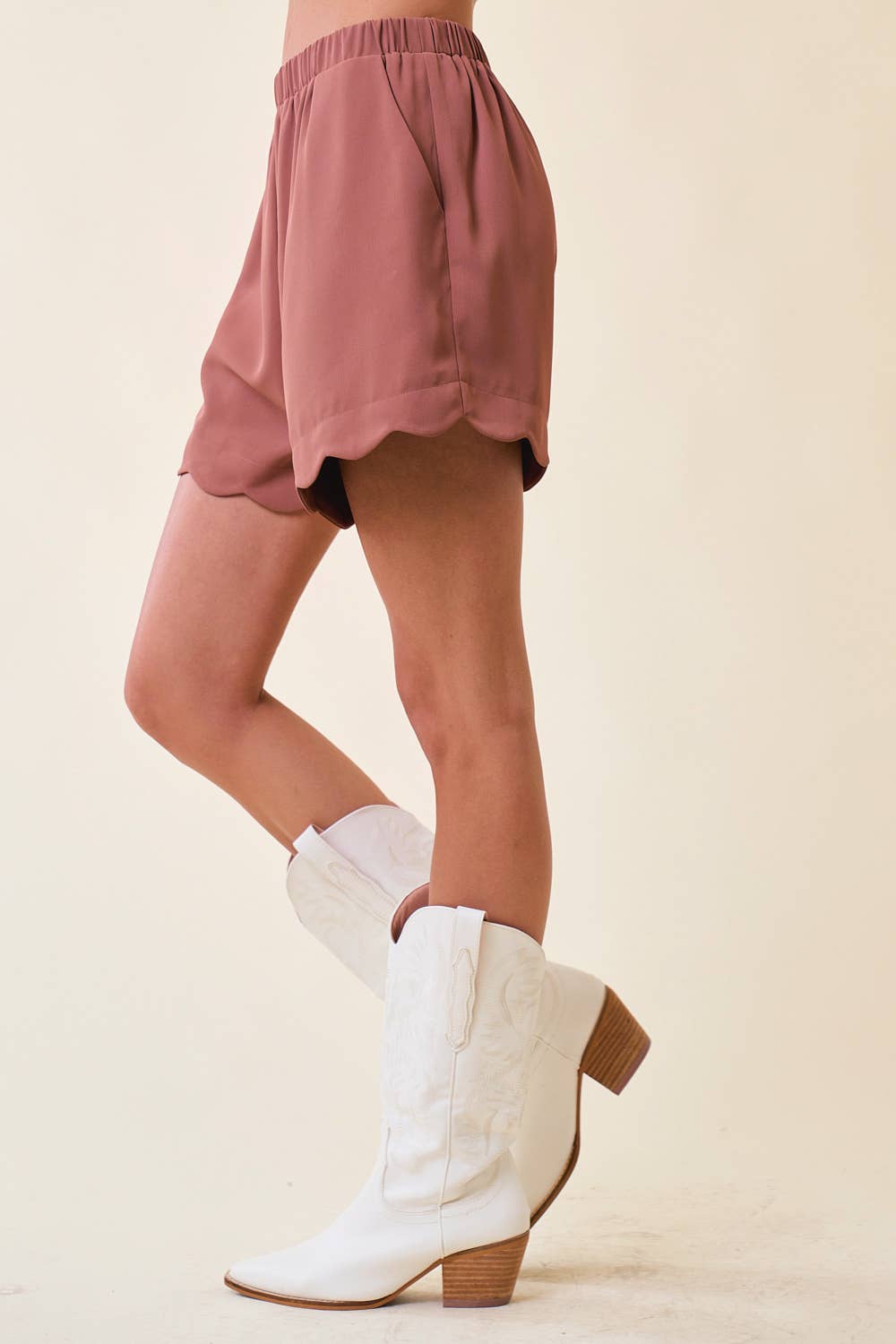 Scallop Shorts - 8641P