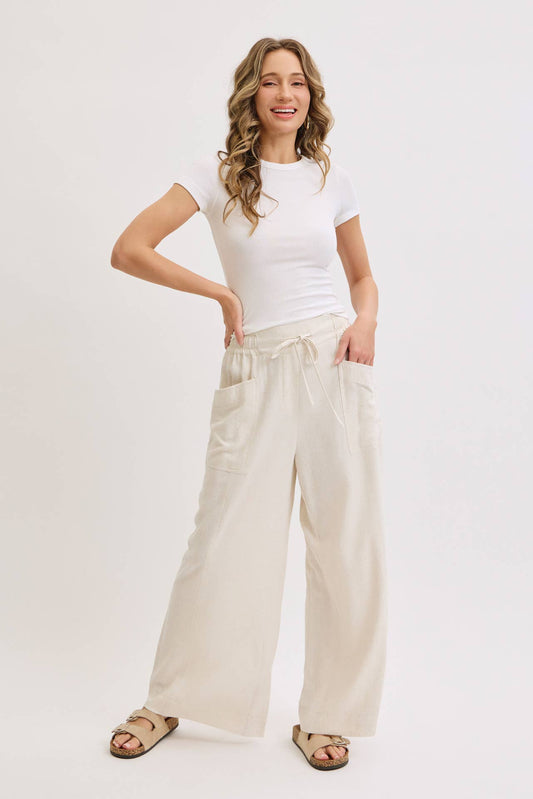 Jet Setting Linen Pant