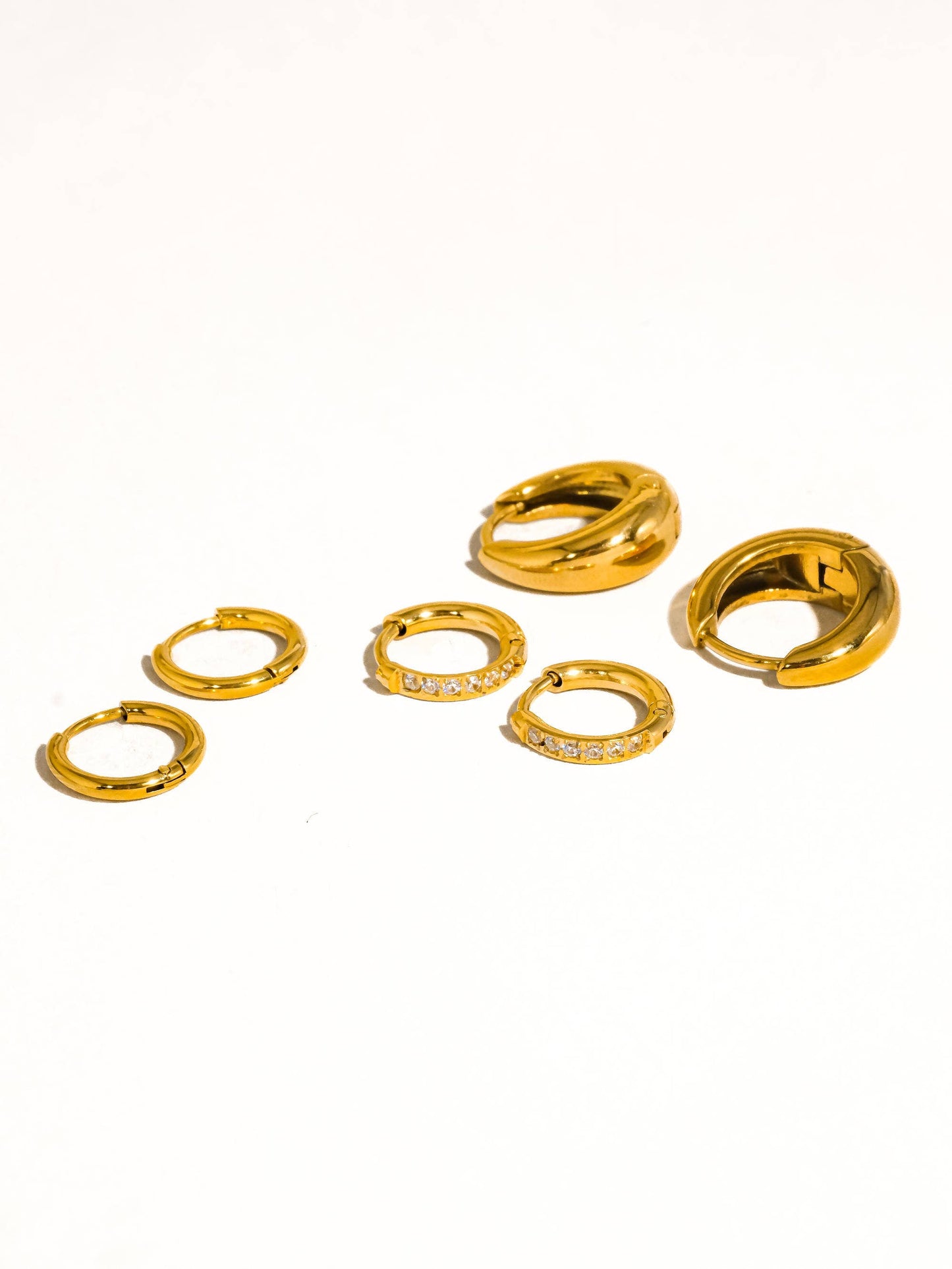 Rayon 18K Gold Earring Set