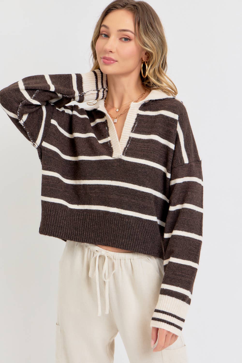 Savannah Collared Sweater
