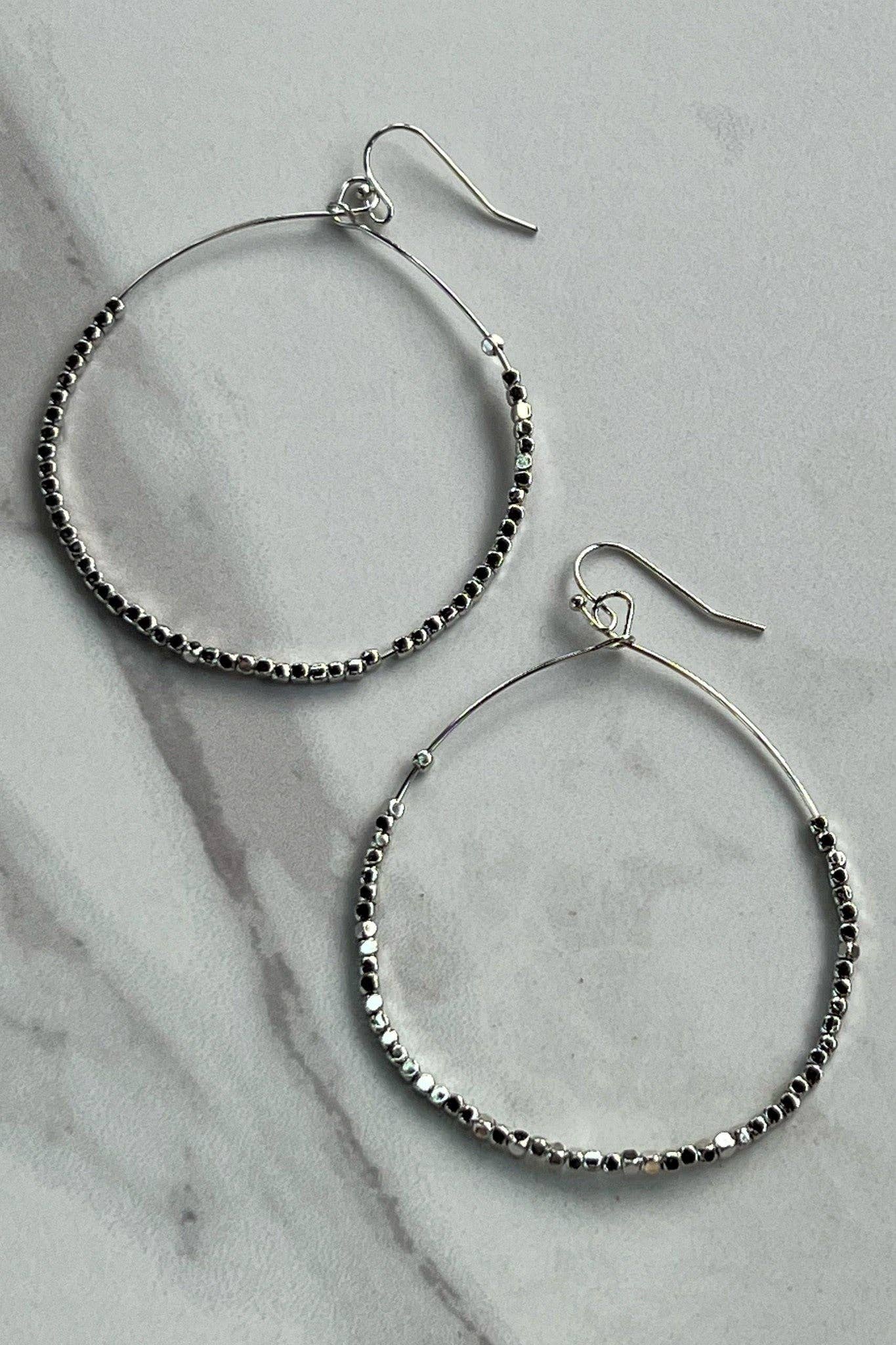 Elvera XL Earrings Silver