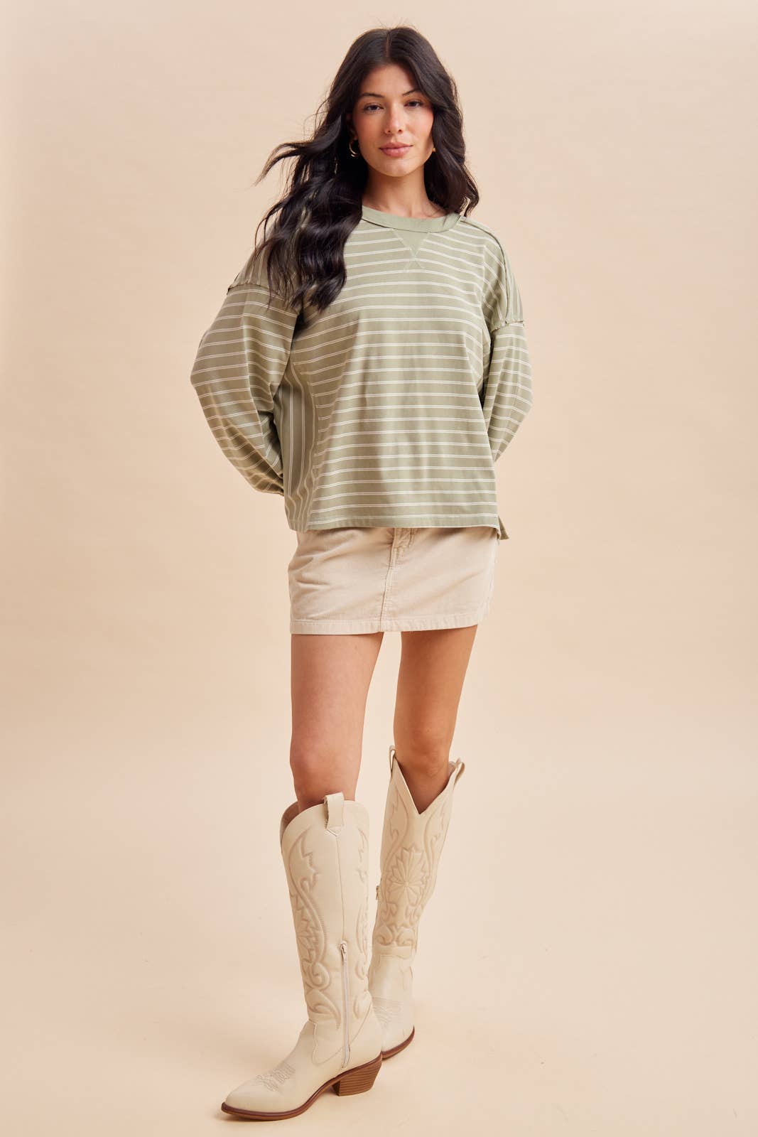 Falling for You Striped top