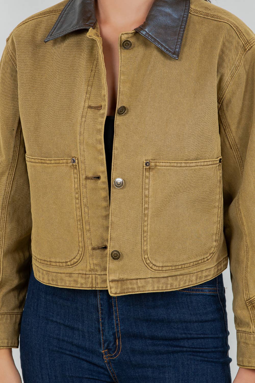 Breaking Camp Cotton Twill Cropped Barn Jacket