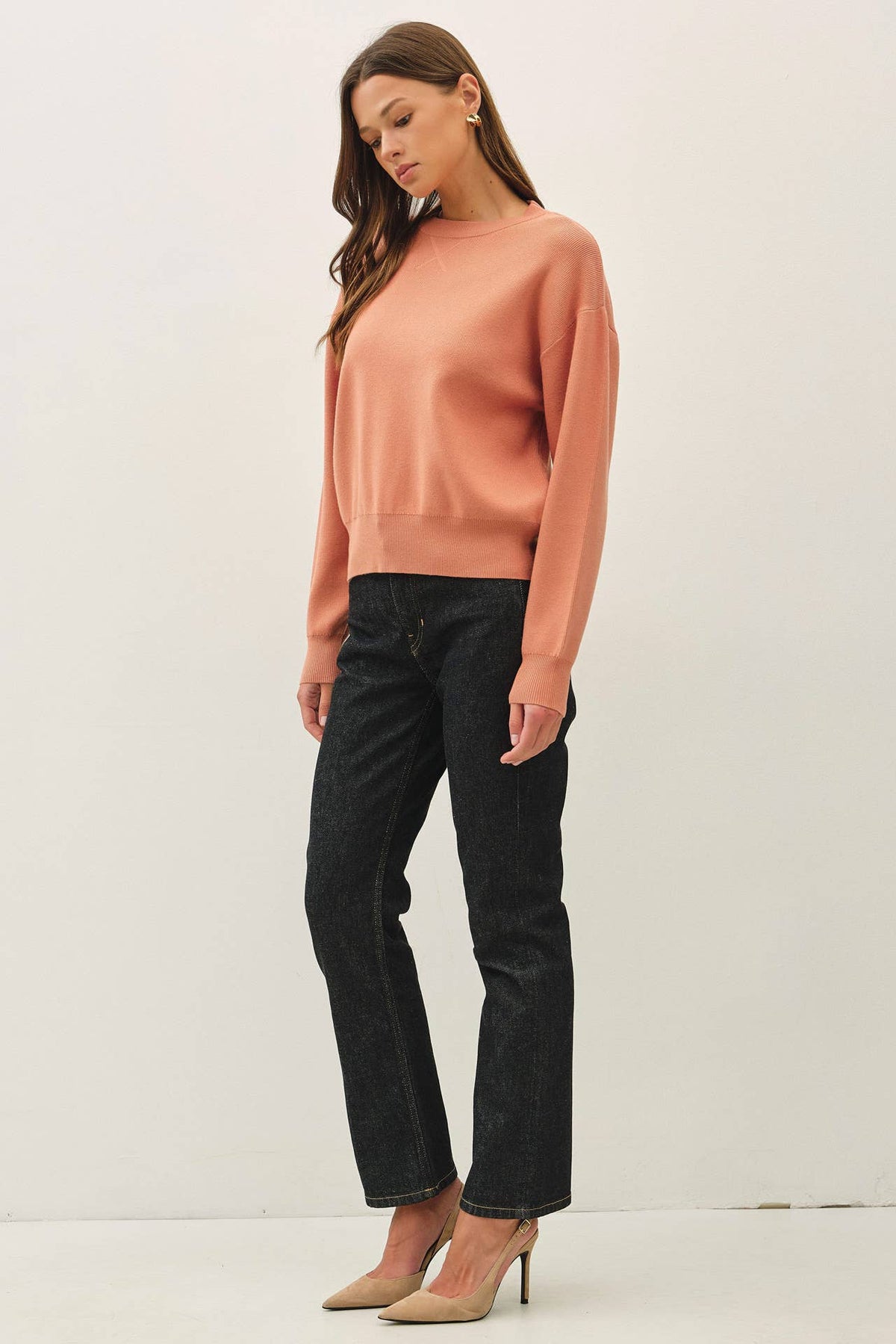 Ivy League Crop Sweatshirt