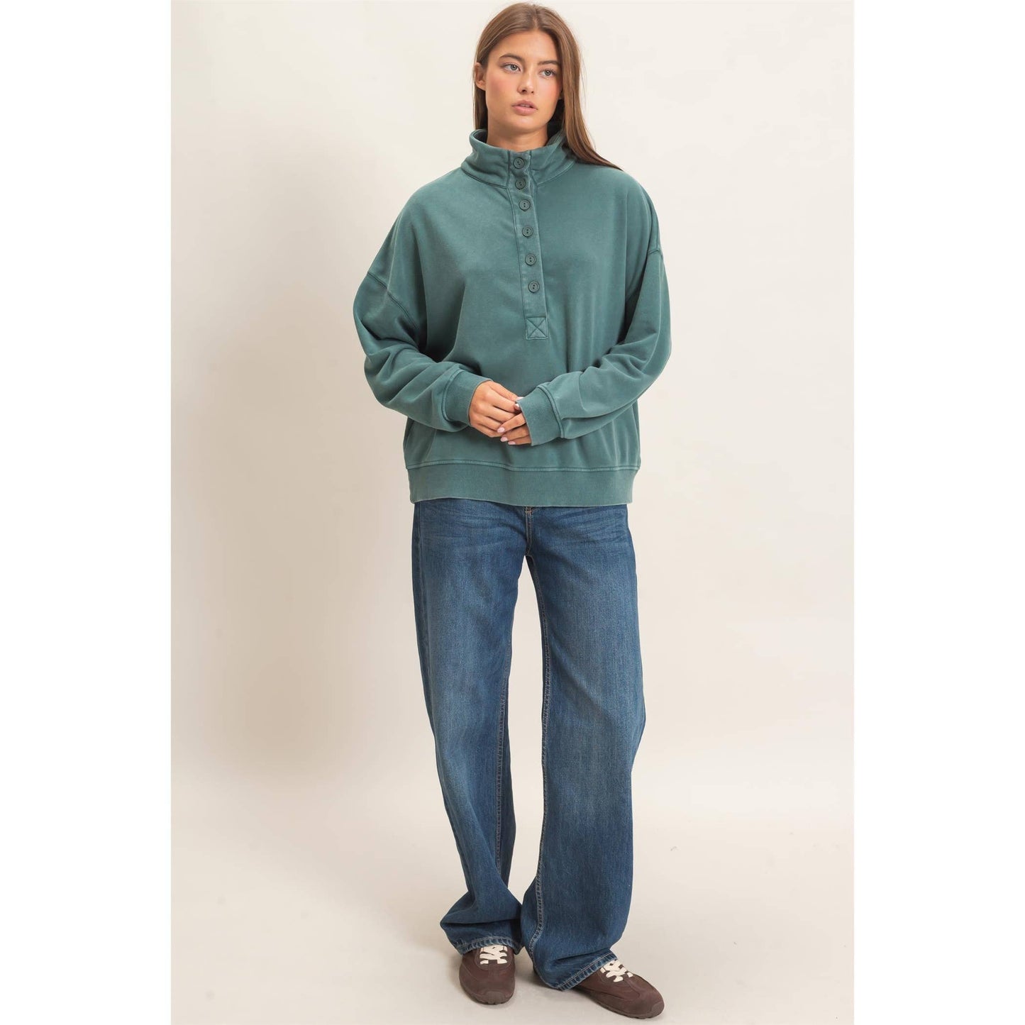 Cozy Vibes Mineral Wash Sweatshirt
