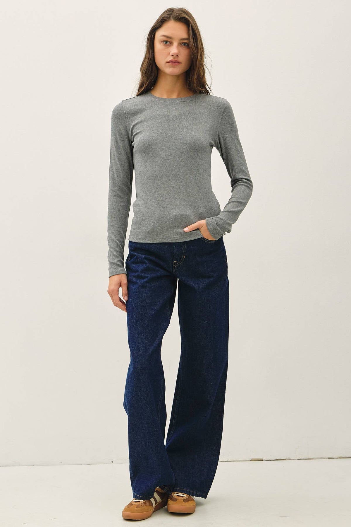 Basic Babe Ribbed Longsleeve