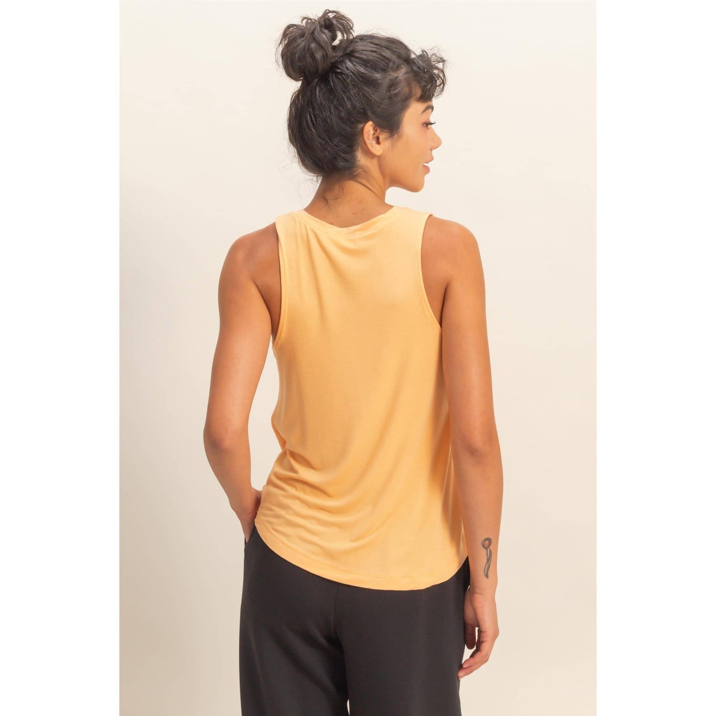 Basic Babe Rayon Flow Tank