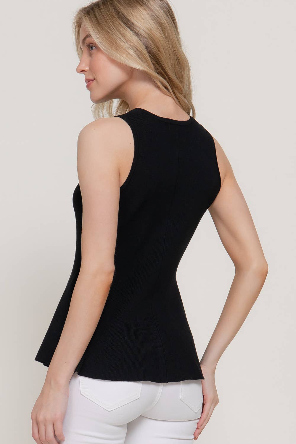 Come Away With Me Peplum Sweater