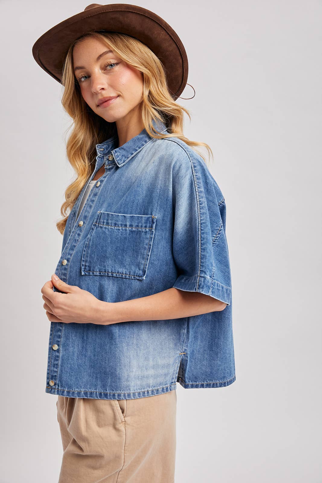 Denim & Daisies Button Up