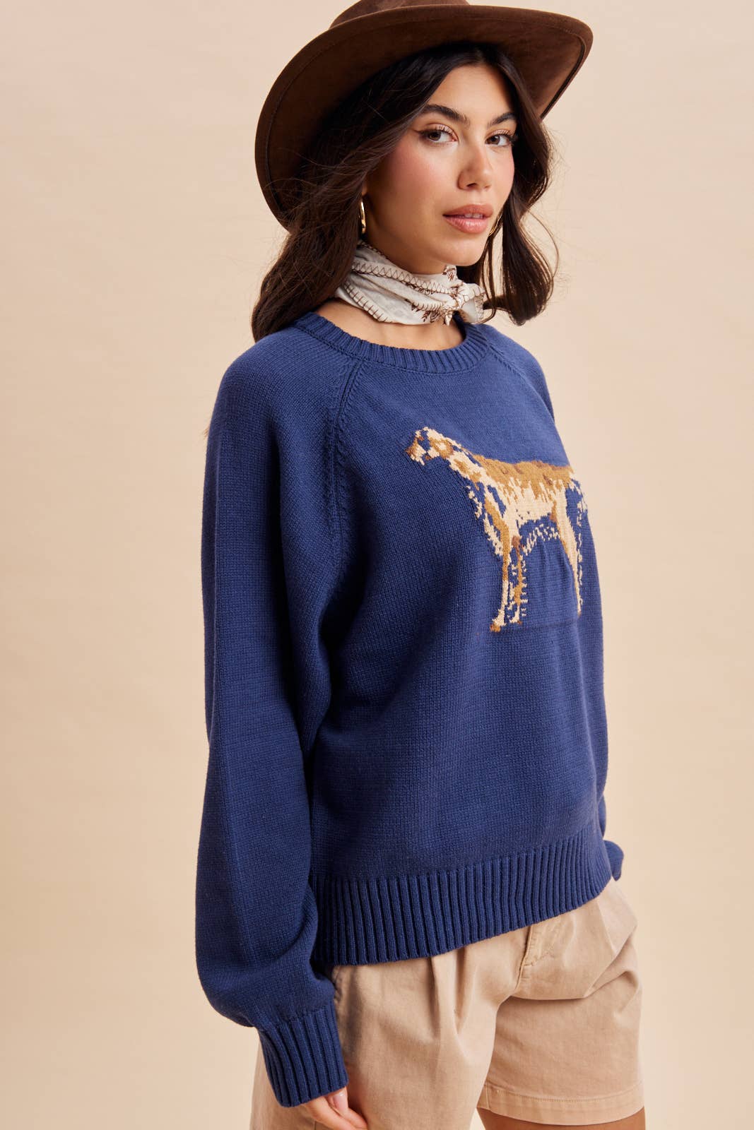 KNITTED RETRIEVER SWEATER