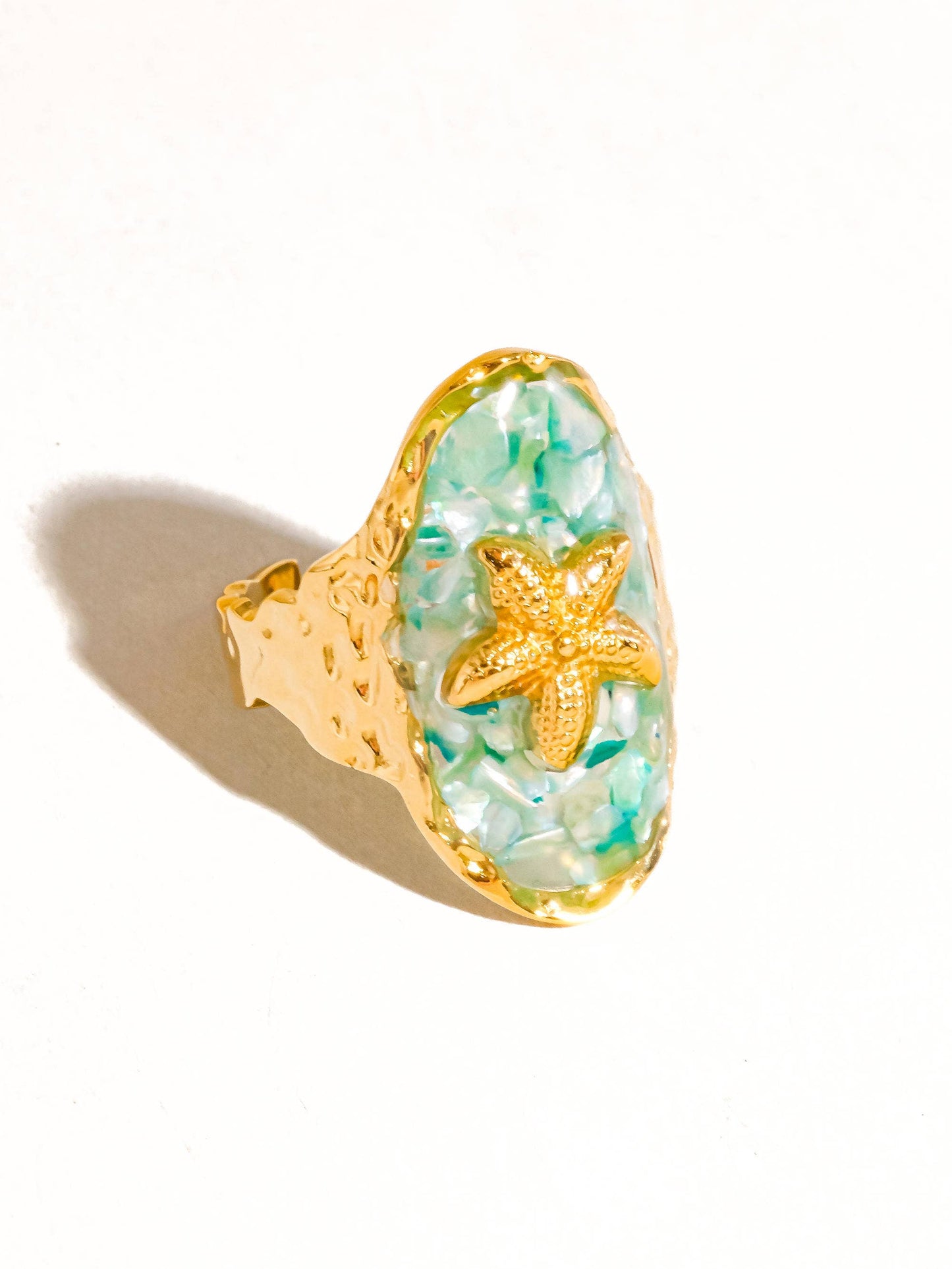 Keshet Non-Tarnish Starfish Ring