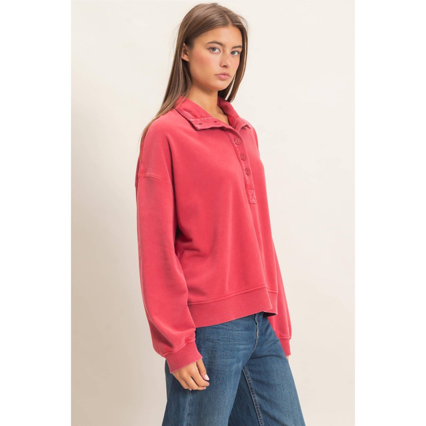 Cozy Vibes Mineral Wash Sweatshirt