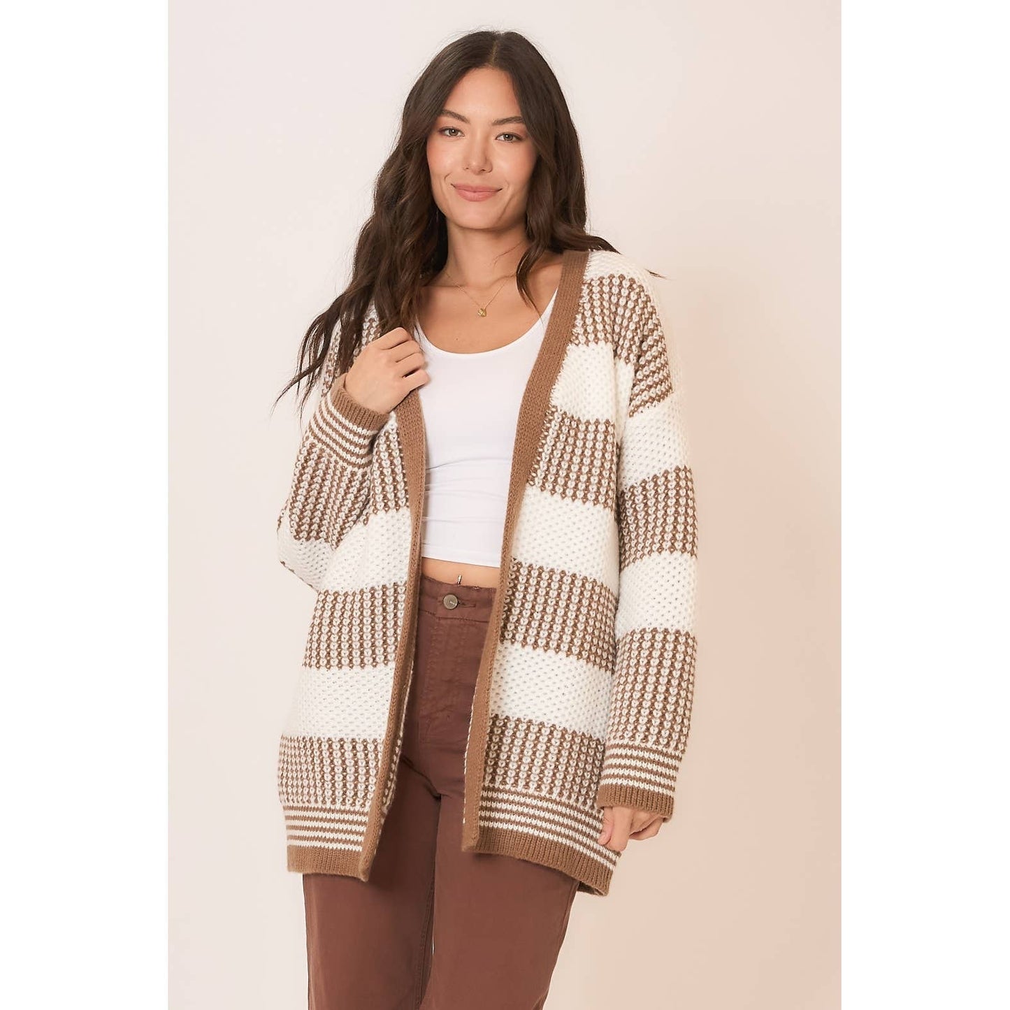 Color Block Cardigan