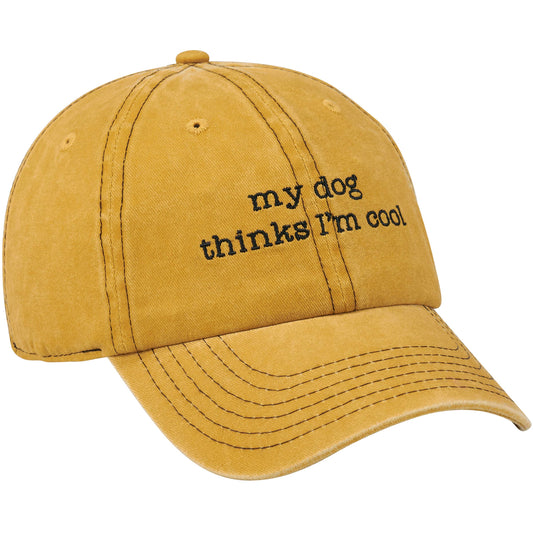 My Dog Thinks I'm Cool Baseball Cap