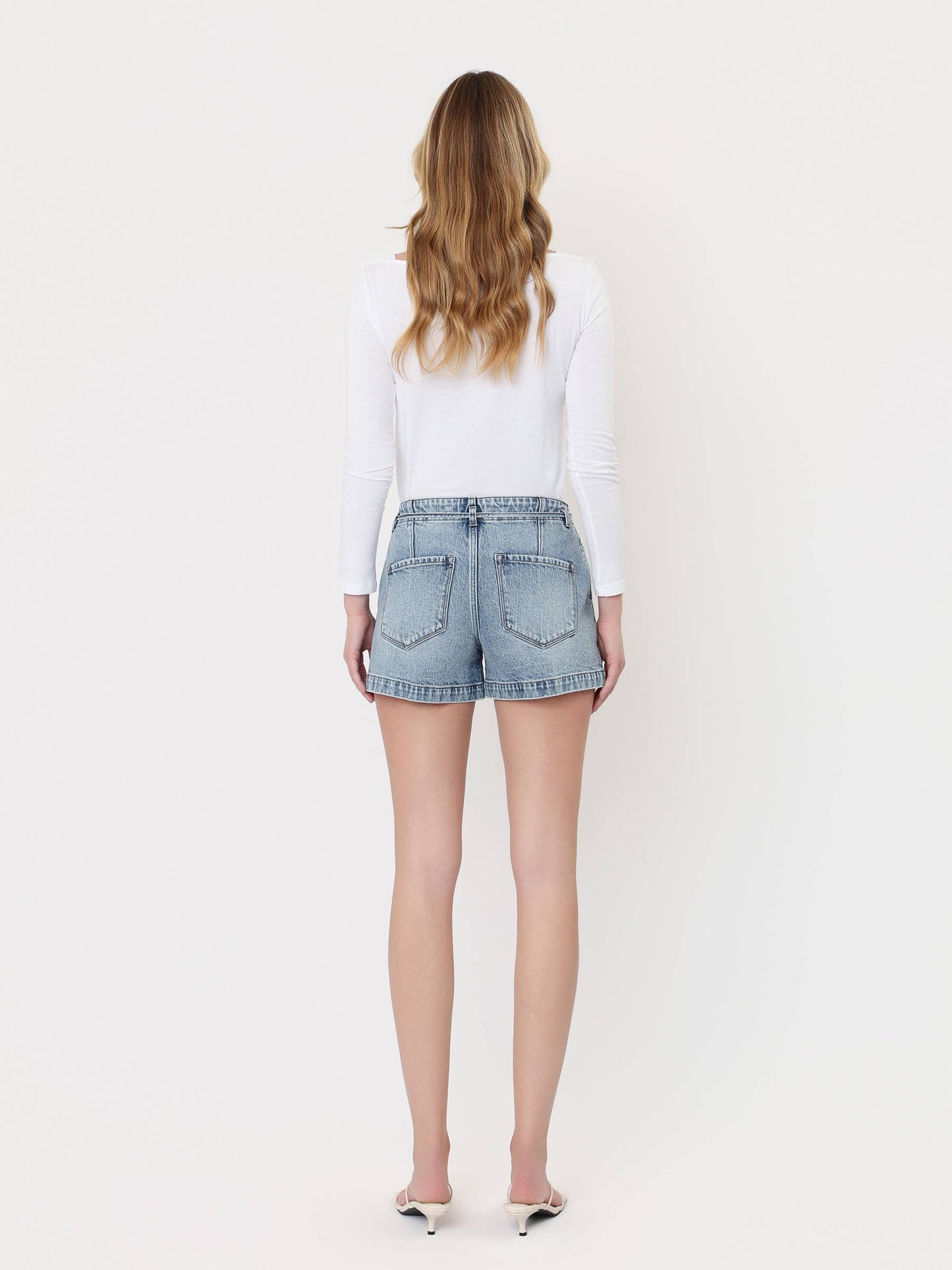 Satiate Denim Tie Shorts