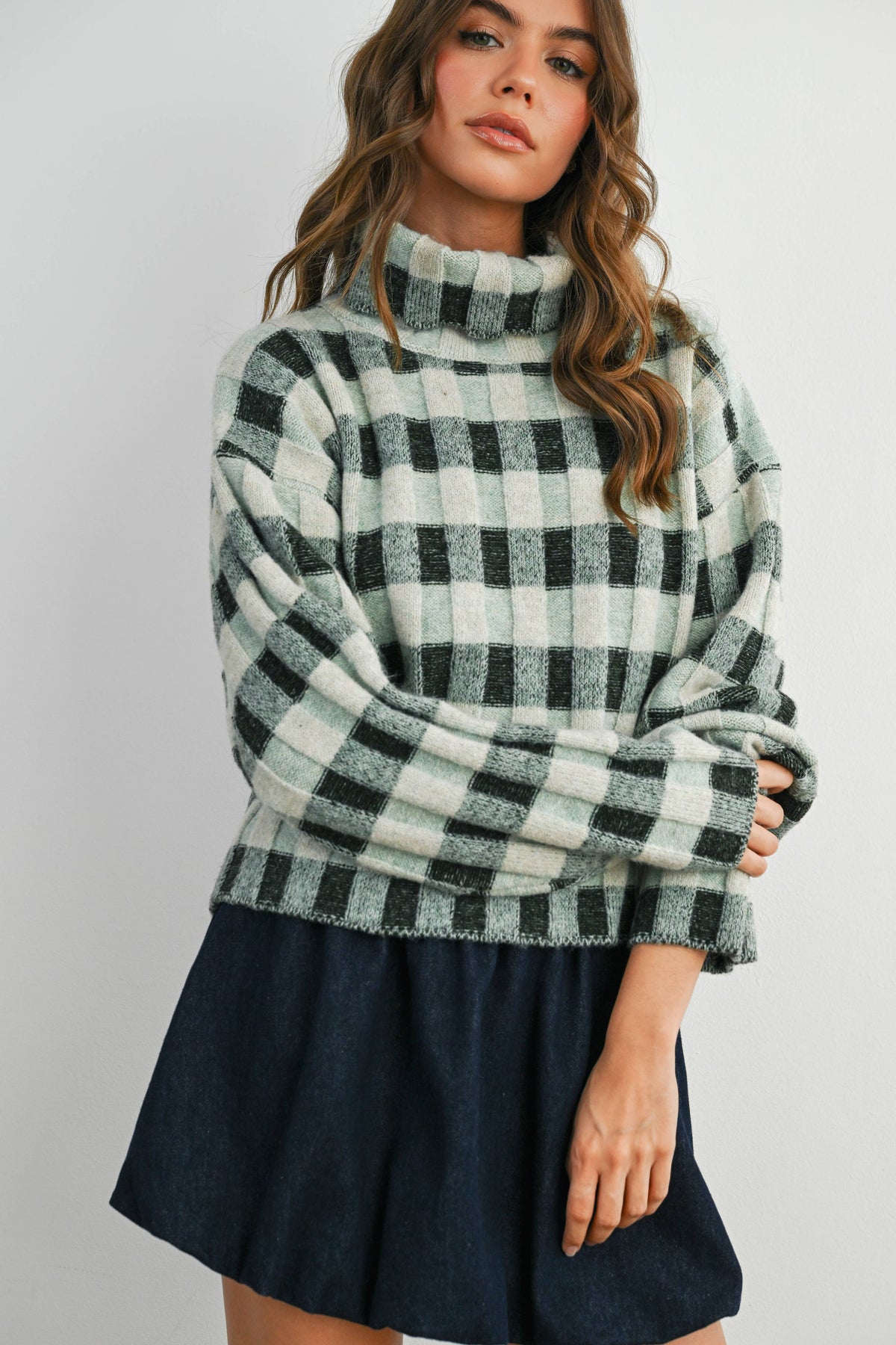 Mad in Plaid Sweater