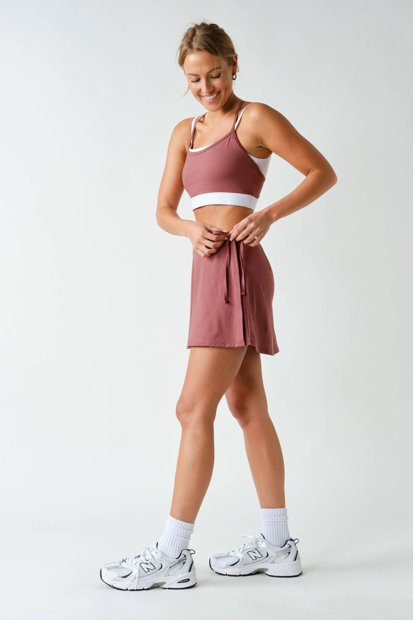 Venice Contrast Double Strap Sports Bra
