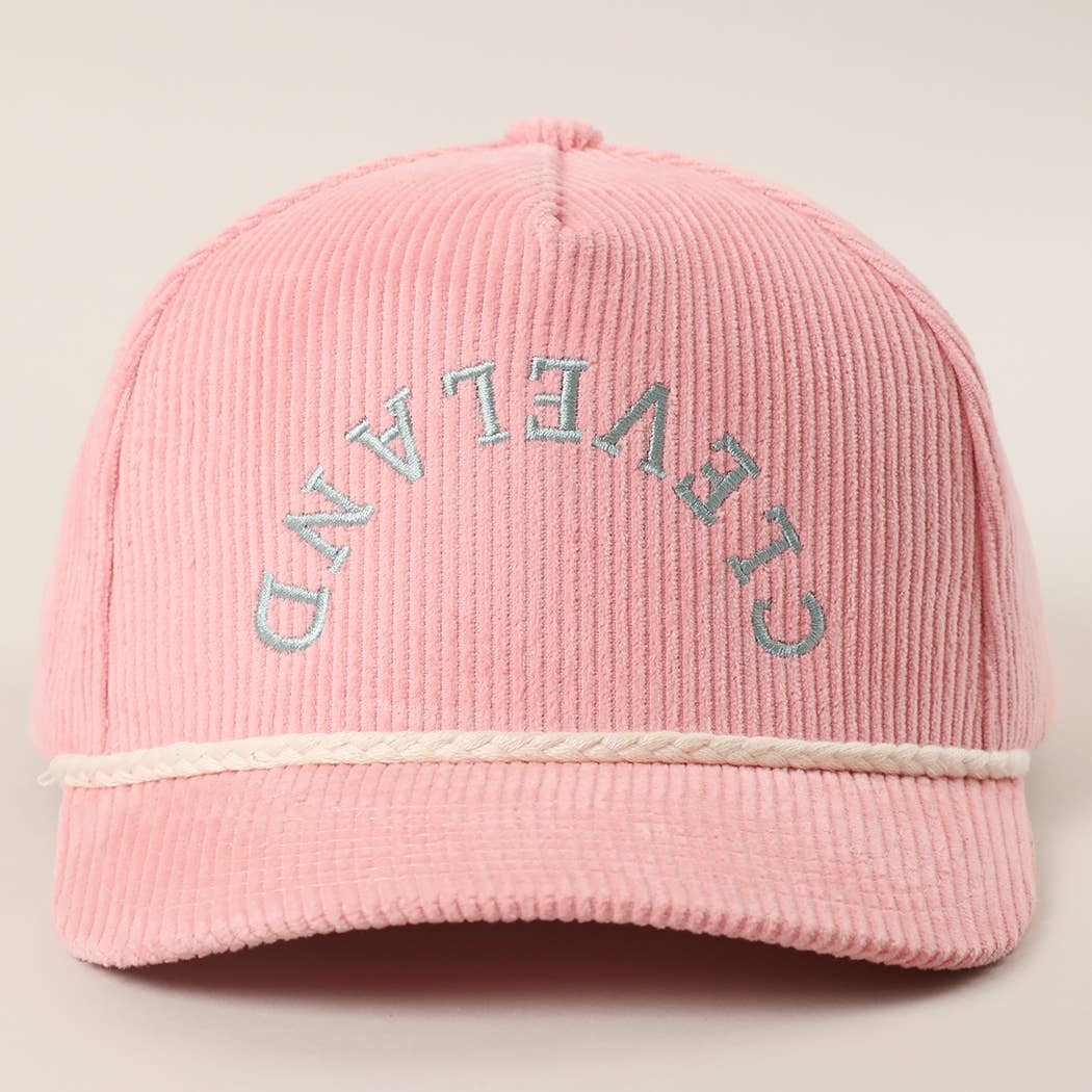 Custom Corduroy Embroidered Hat - Your City & State