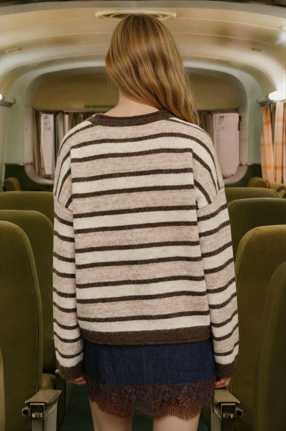 Boho Babe Striped Sweater