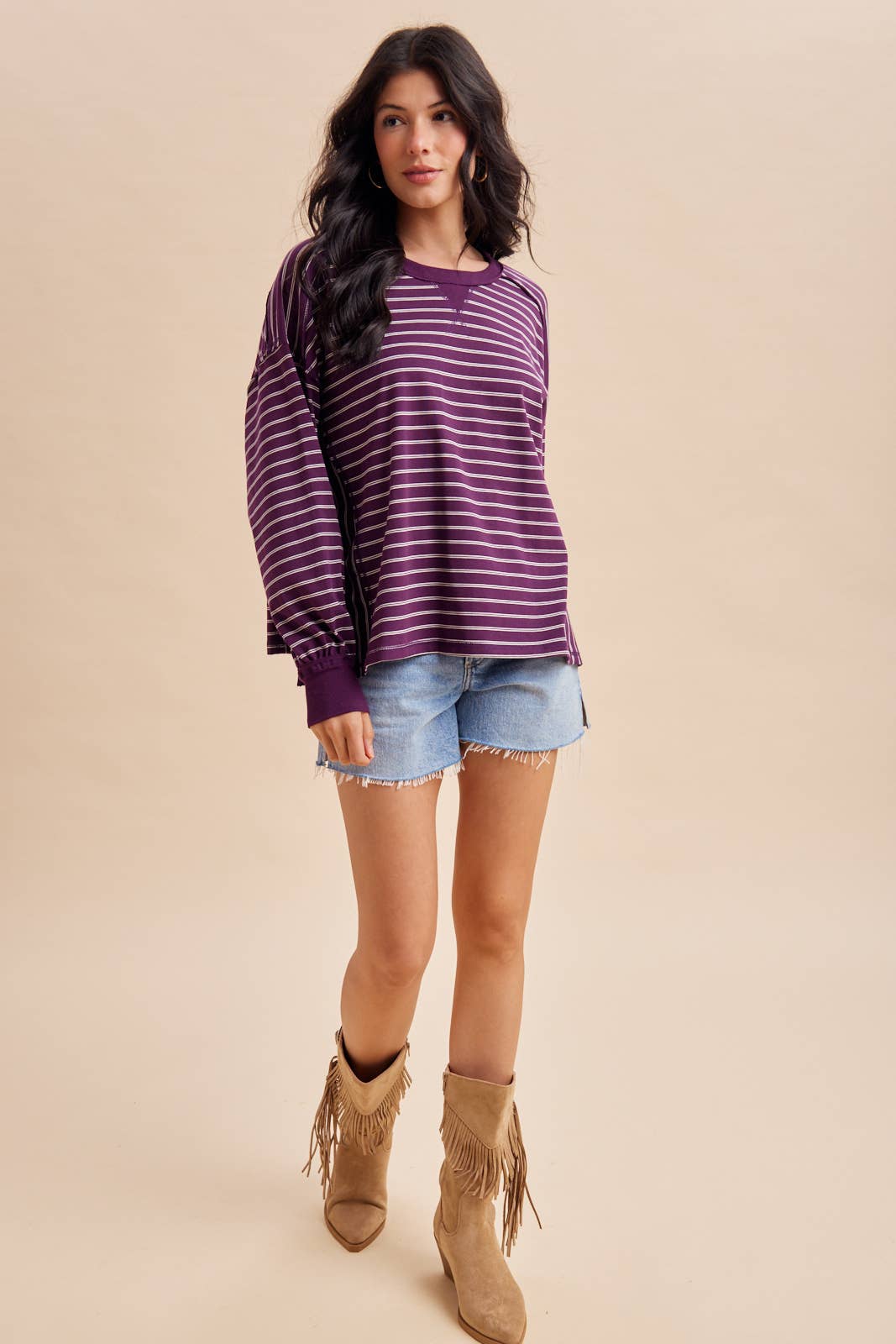 Falling for You Striped top