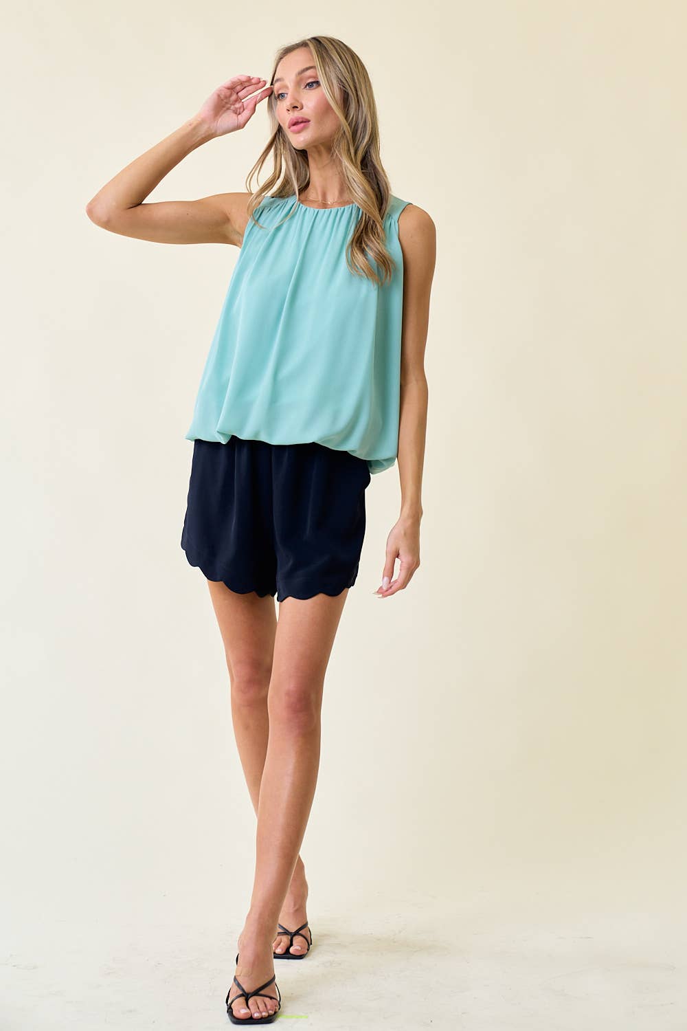Scallop Shorts - 8641P