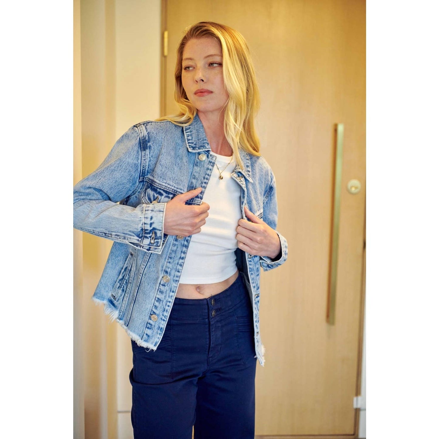 Sing Me A Song Denim Jacket