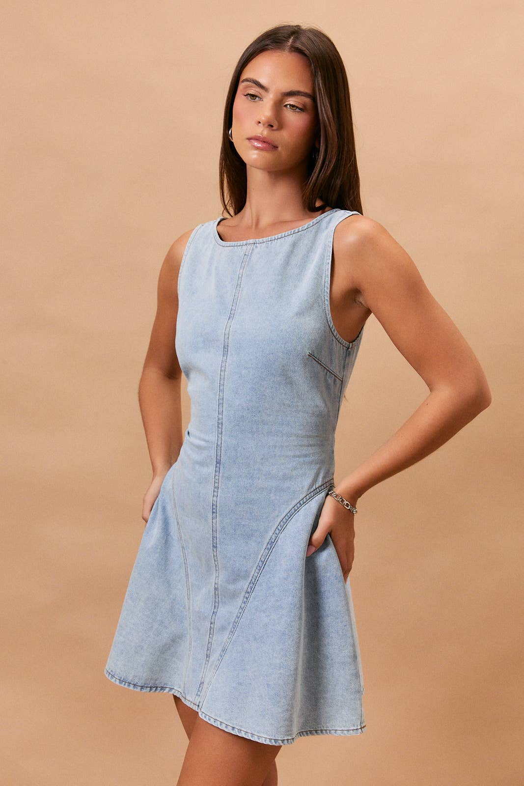 Country Nights Denim Dress