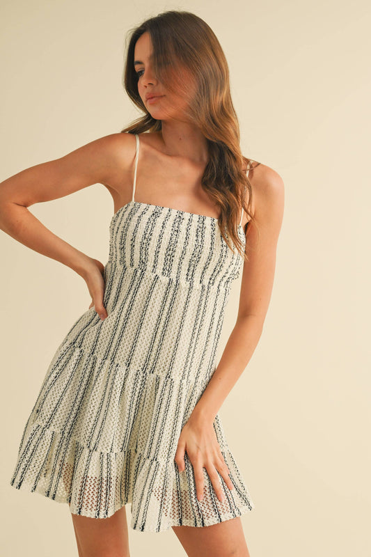 Cali Vibin Crochet Romper