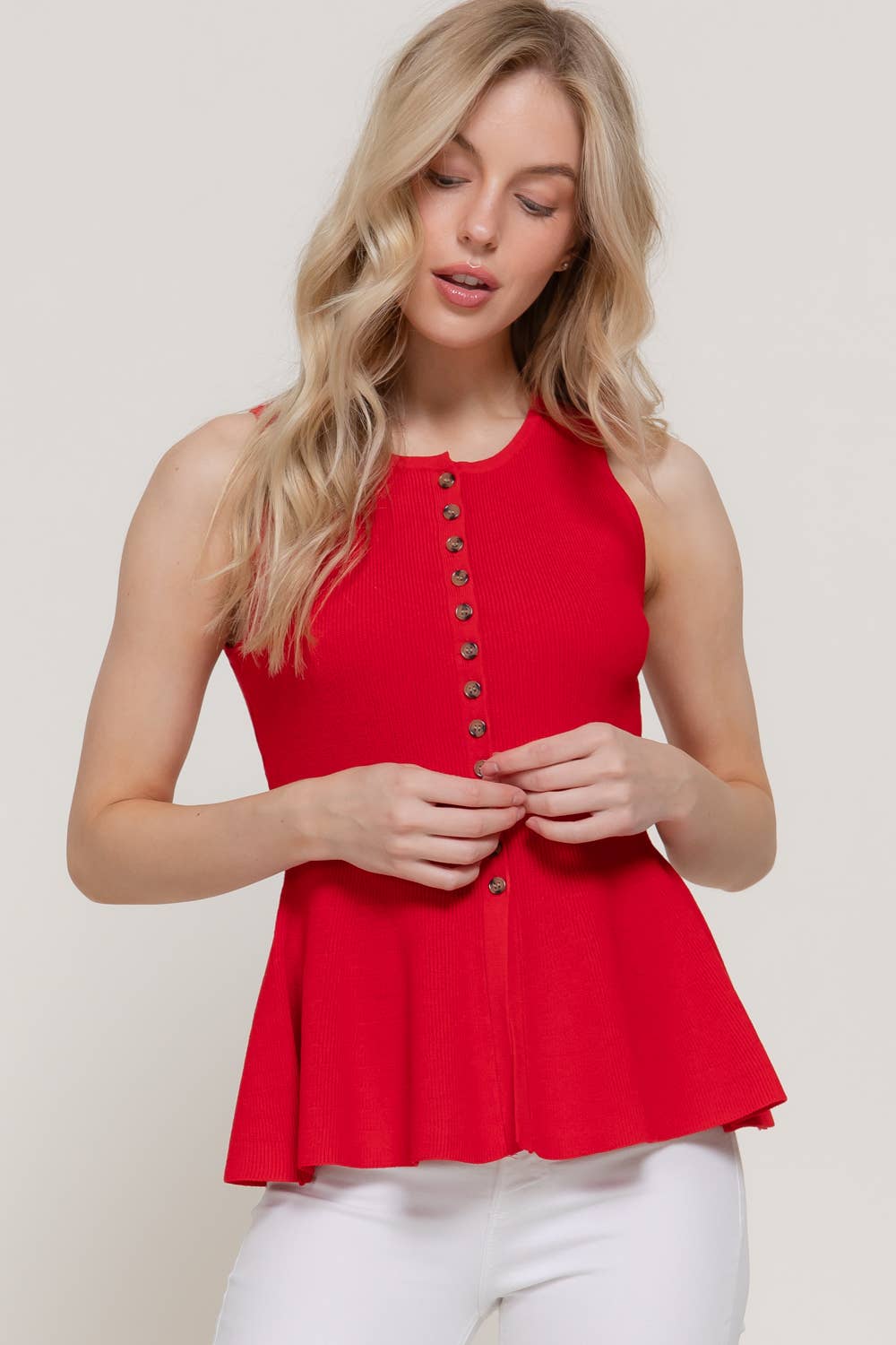 Come Away With Me Peplum Sweater