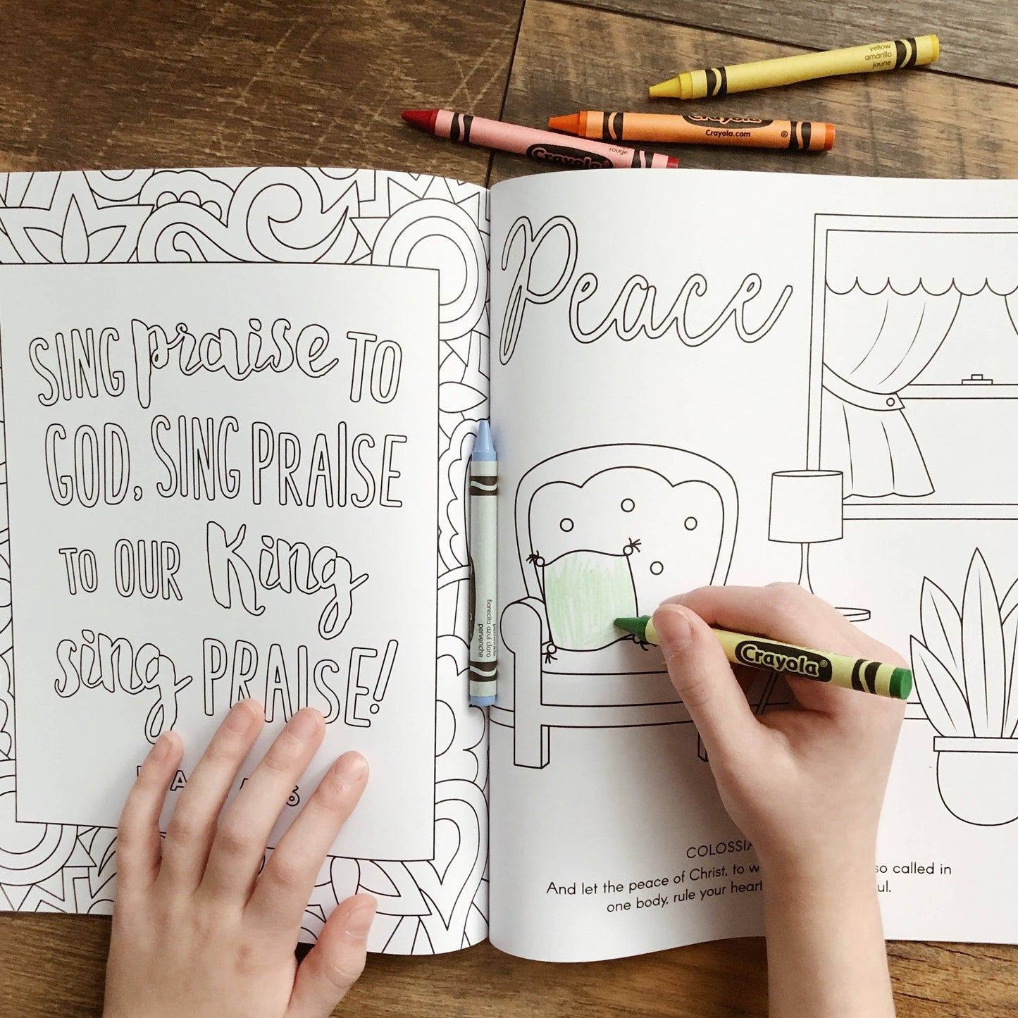 Colored With Grace Kids Coloring Book