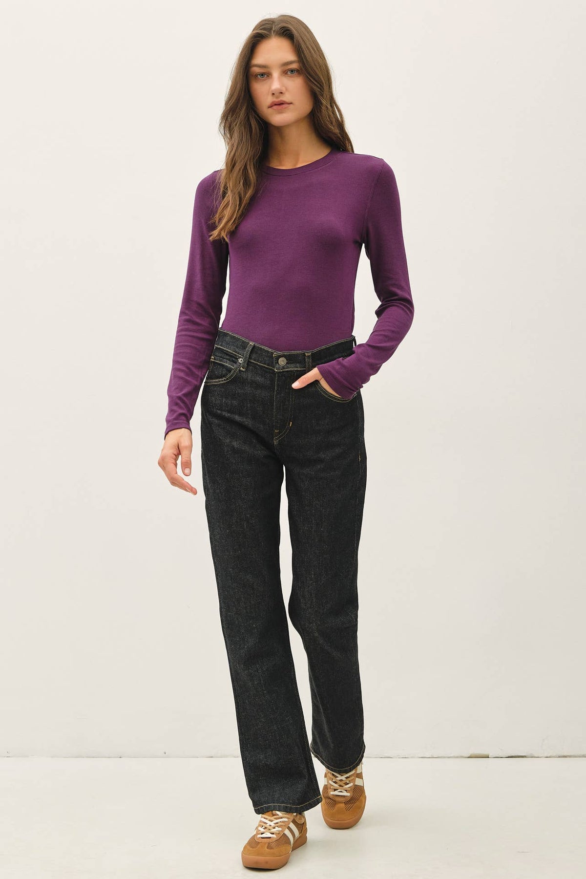 Basic Babe Ribbed Longsleeve