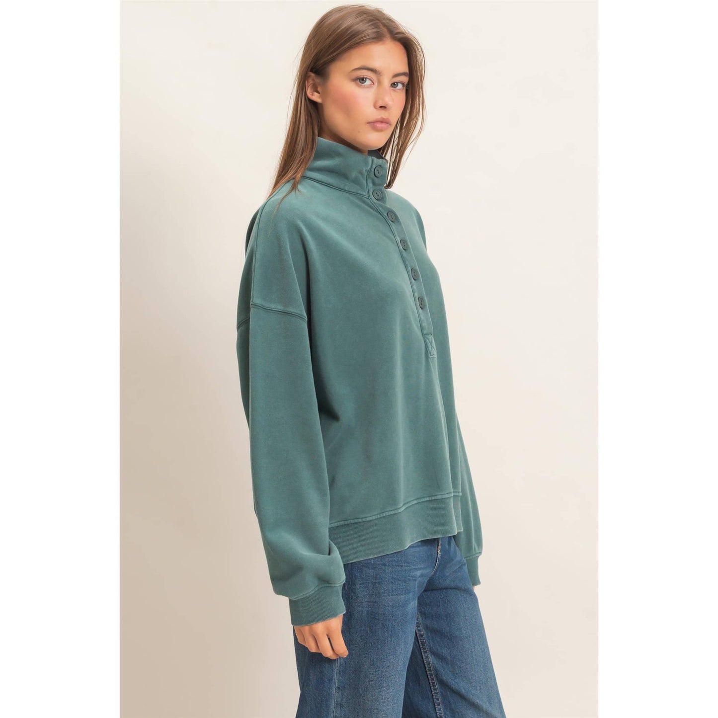 Cozy Vibes Mineral Wash Sweatshirt