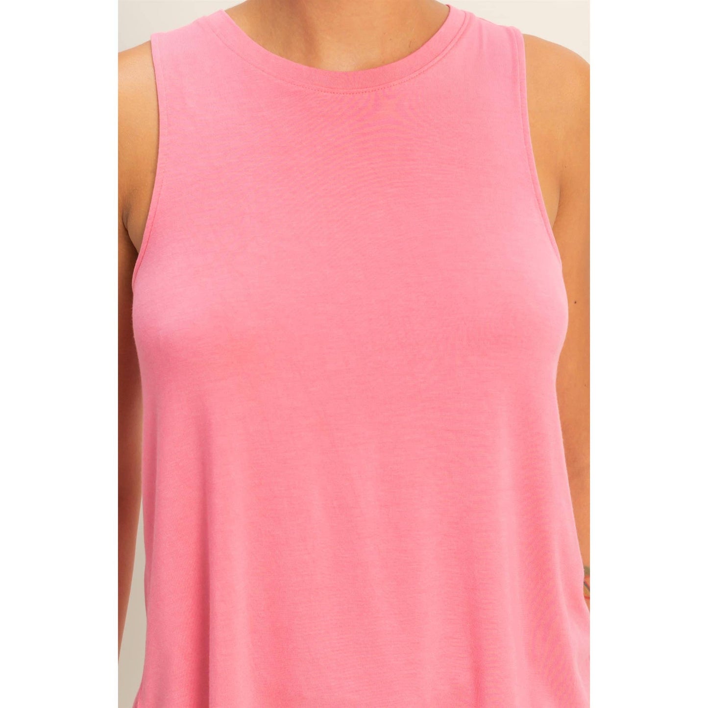 Basic Babe Rayon Flow Tank